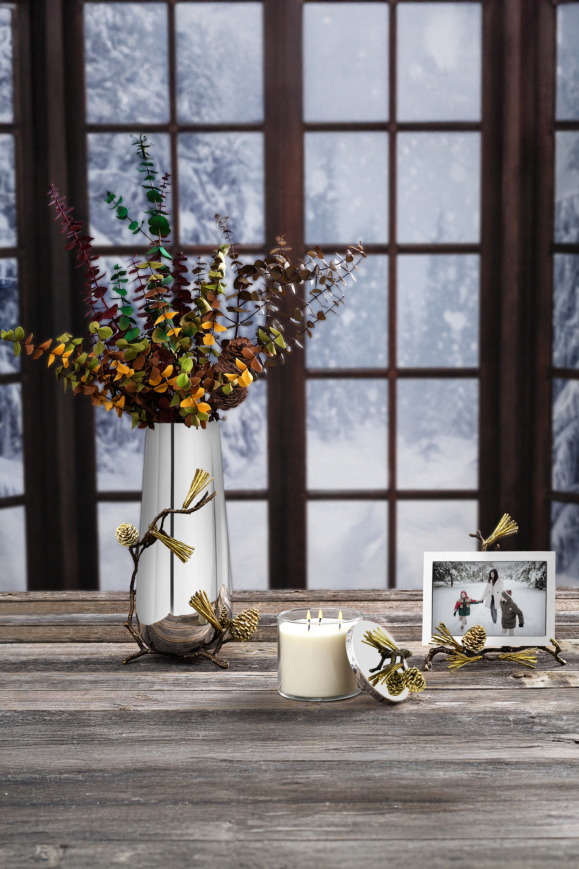 Pine Cone Easel 4x6 Frame