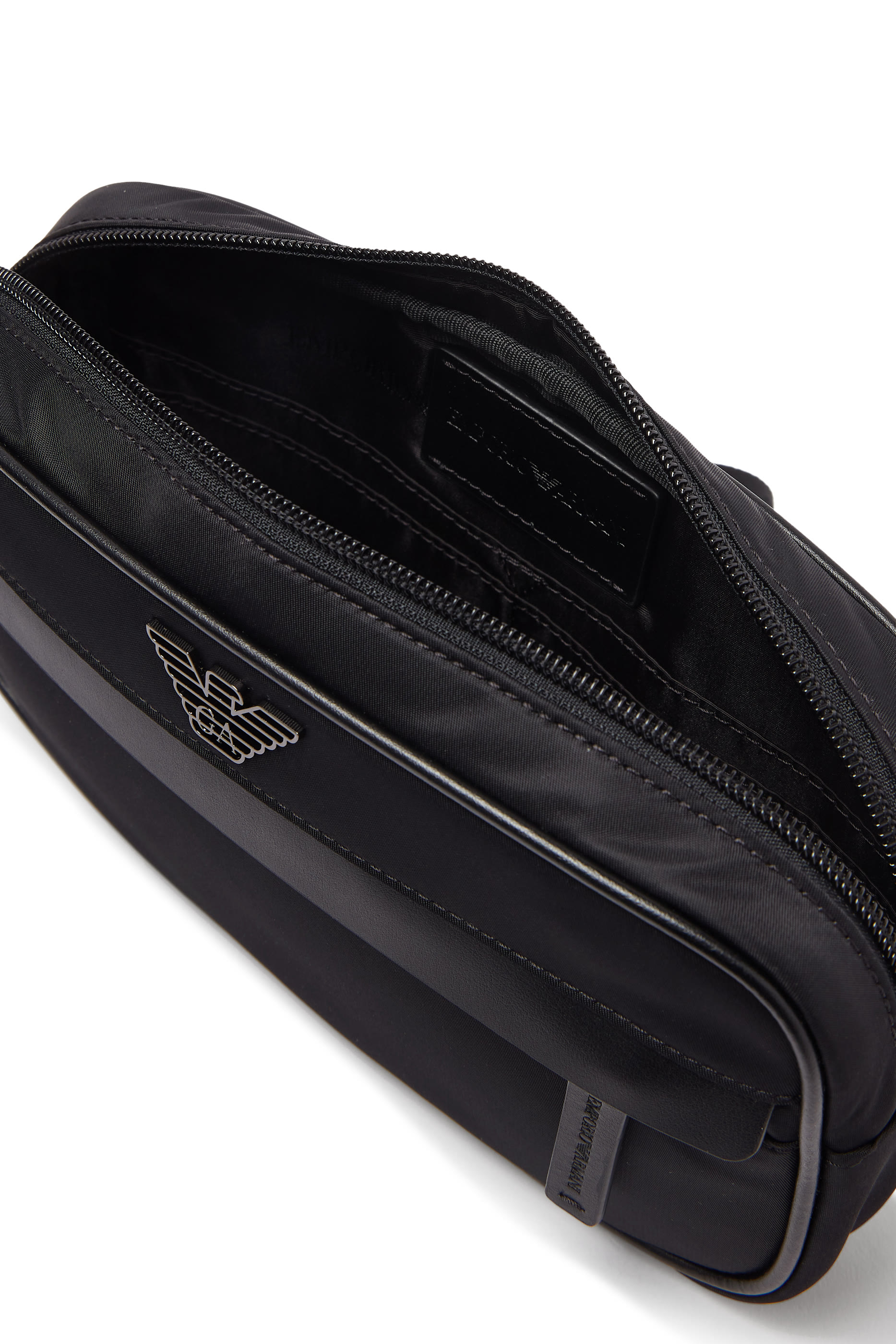 Metal Eagle Logo Nylon Beauty Case