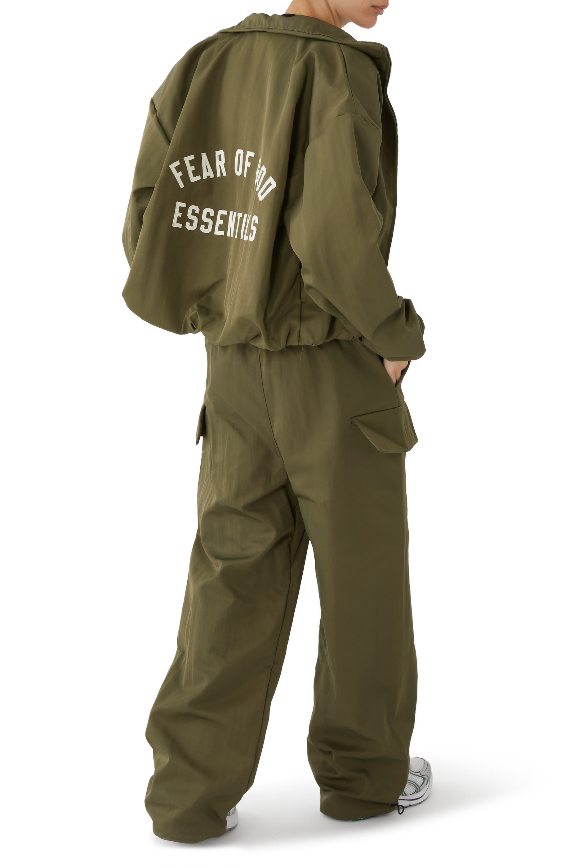 Textured Nylon Track Jacket