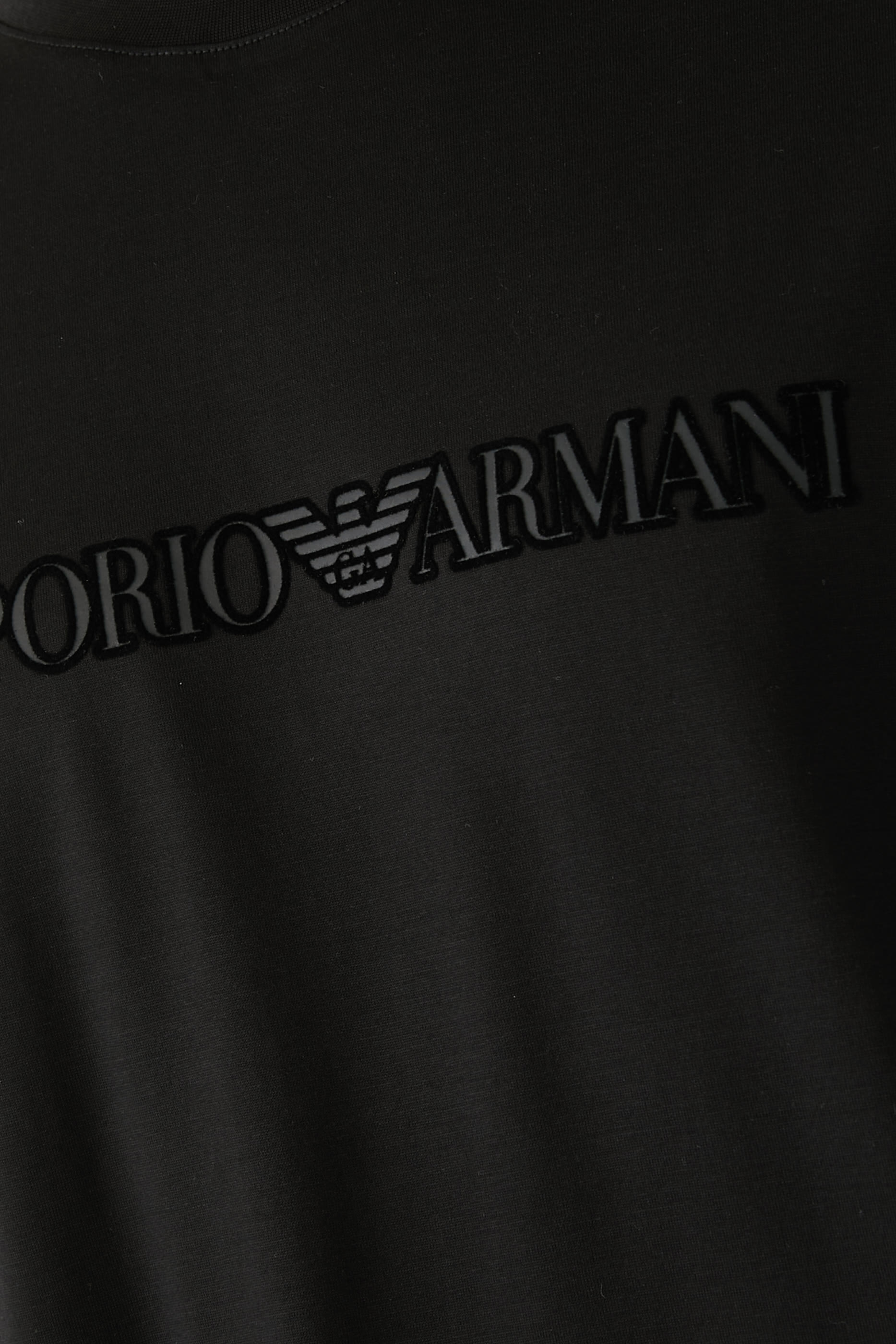 Jersey T-shirt with Flocked Logo