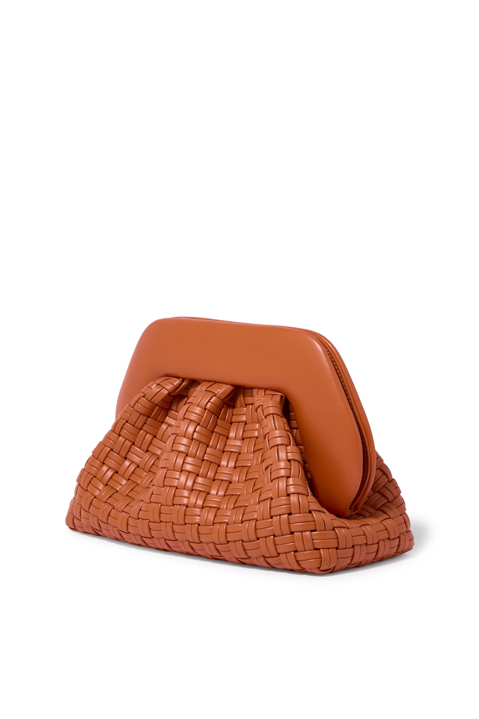 Tia Micro Weaved Clutch Bag 