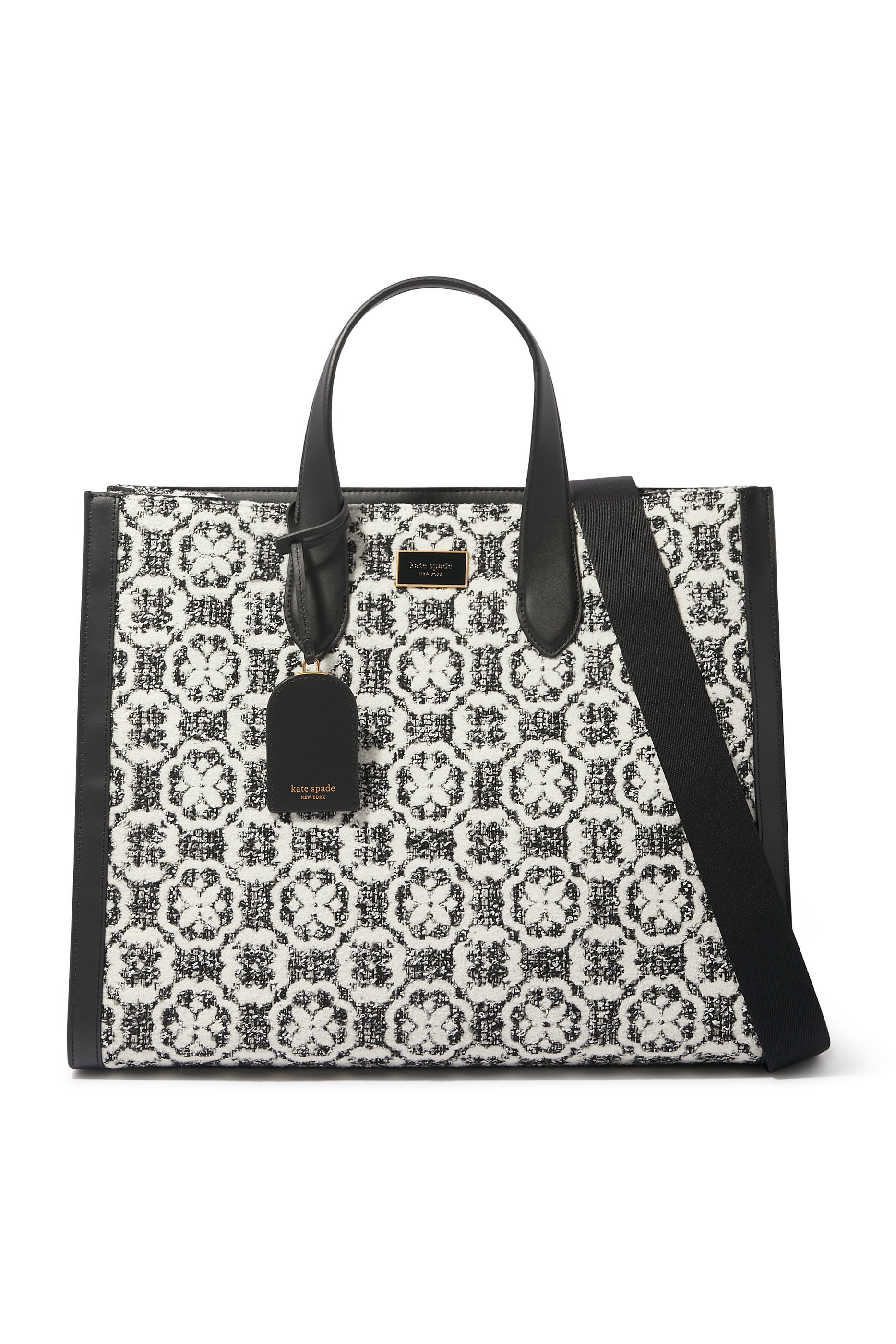 Manhattan Spade Flower Large Tote Bag