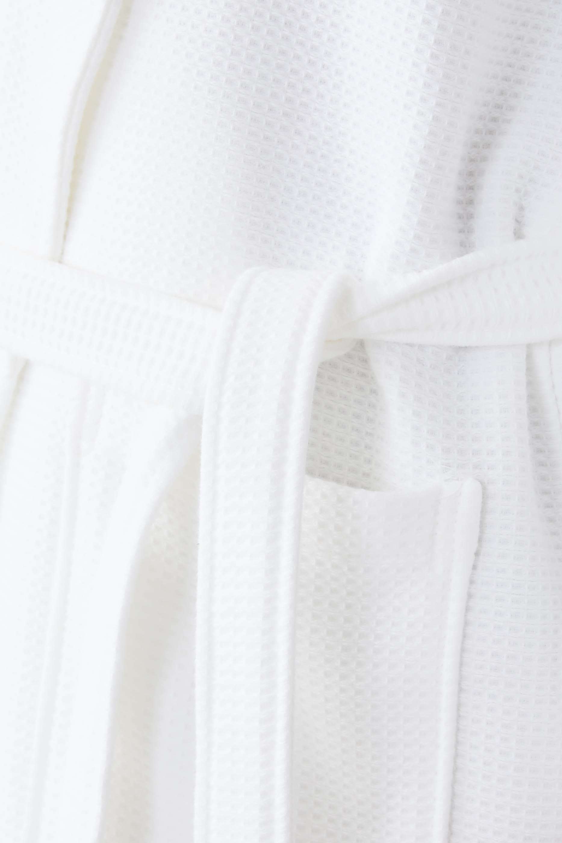 Unisex Organic Cotton Double Faced Waffle Robe