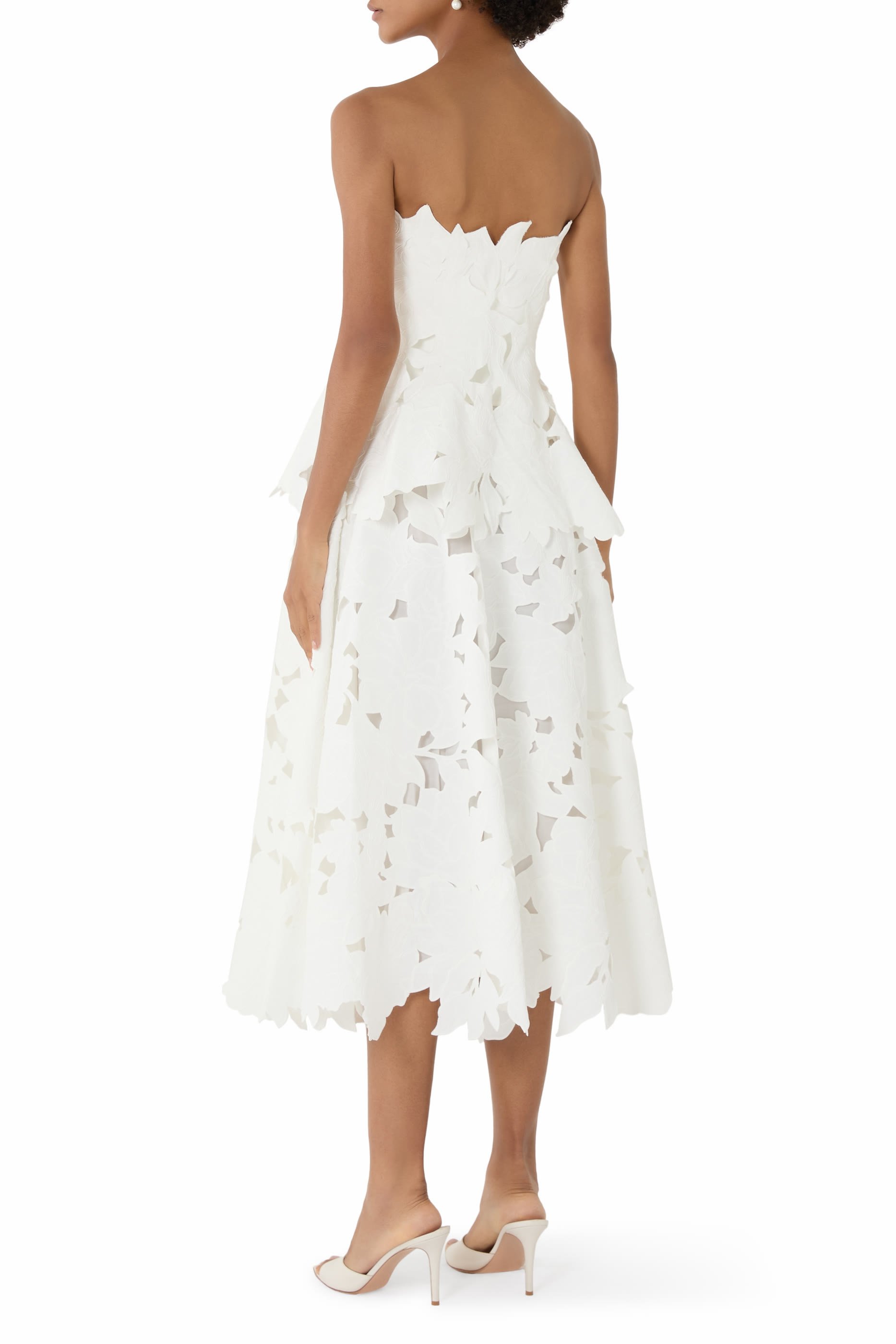 Audrey Embroidered Midi Dress