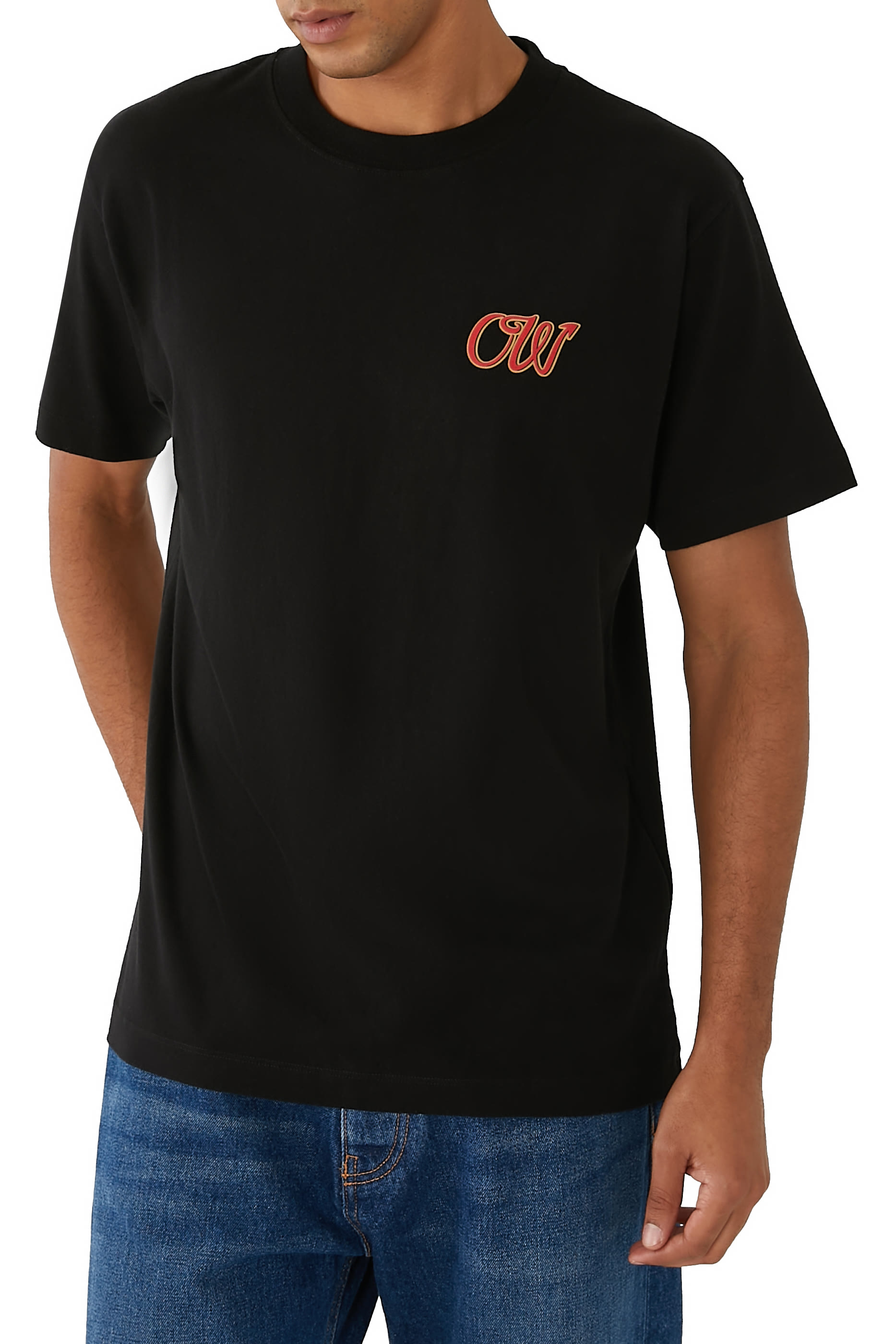 OW x A.C Milan Jersey T-Shirt