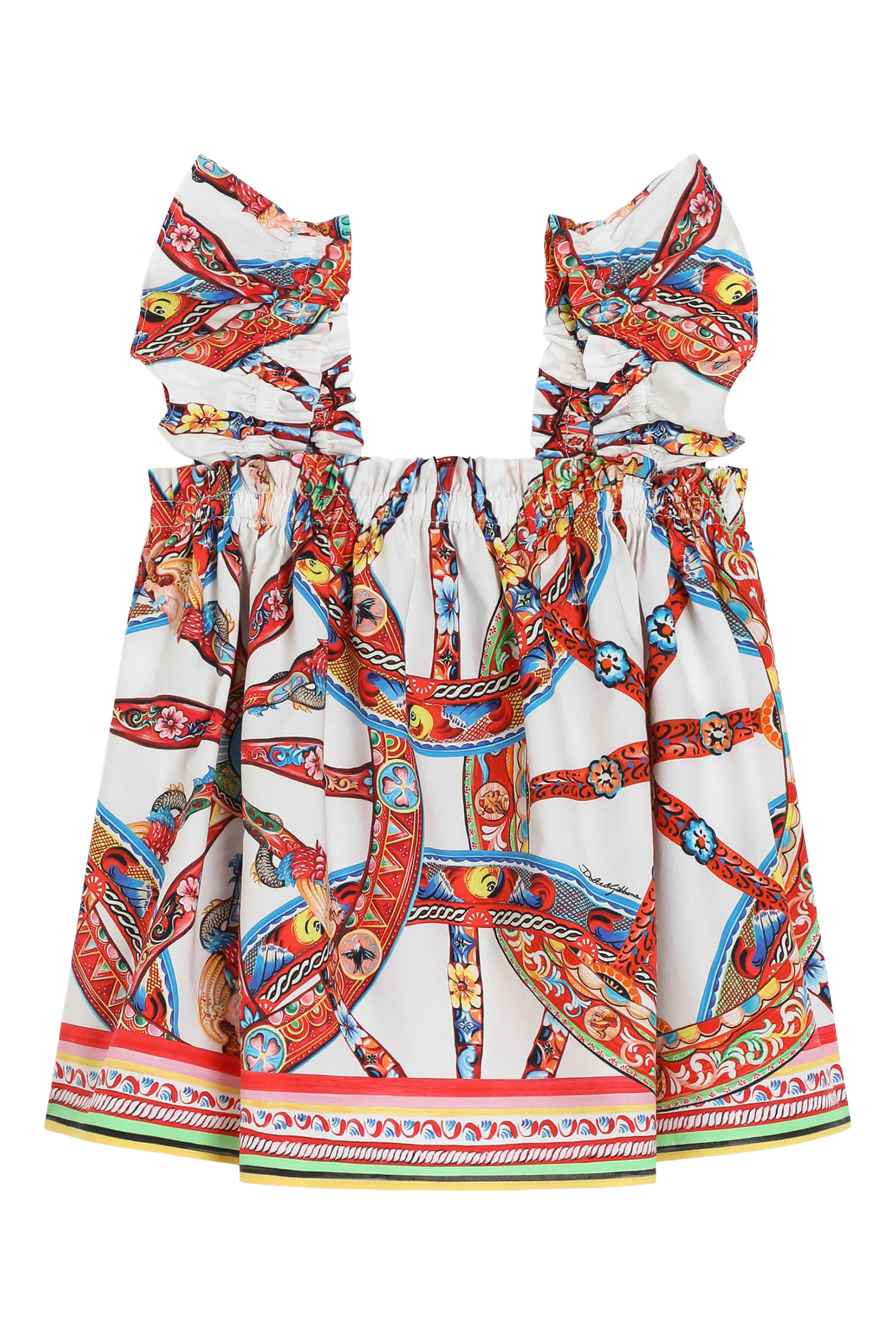 Kids Carretto-Print Top