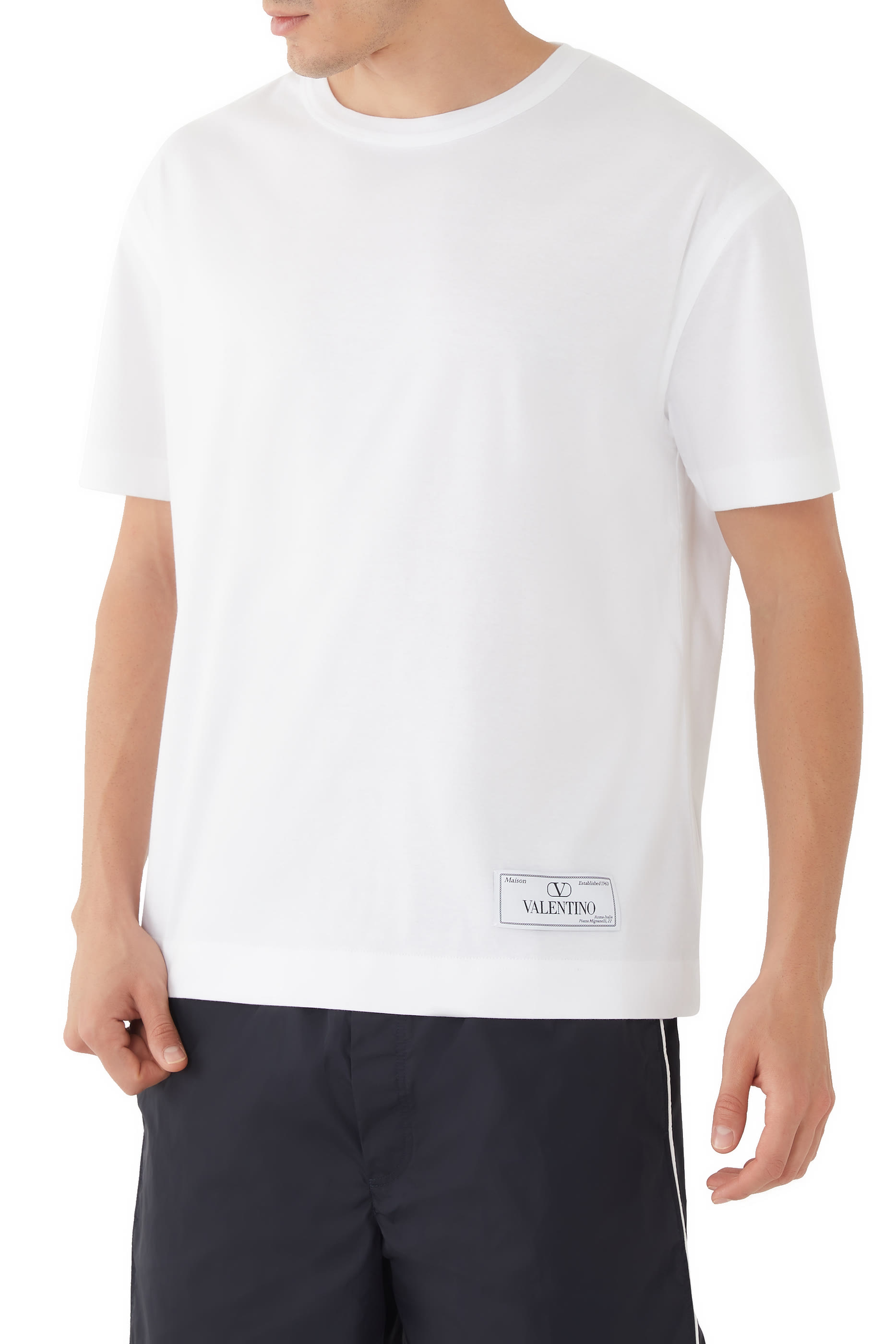Maison Valentino Label T-Shirt