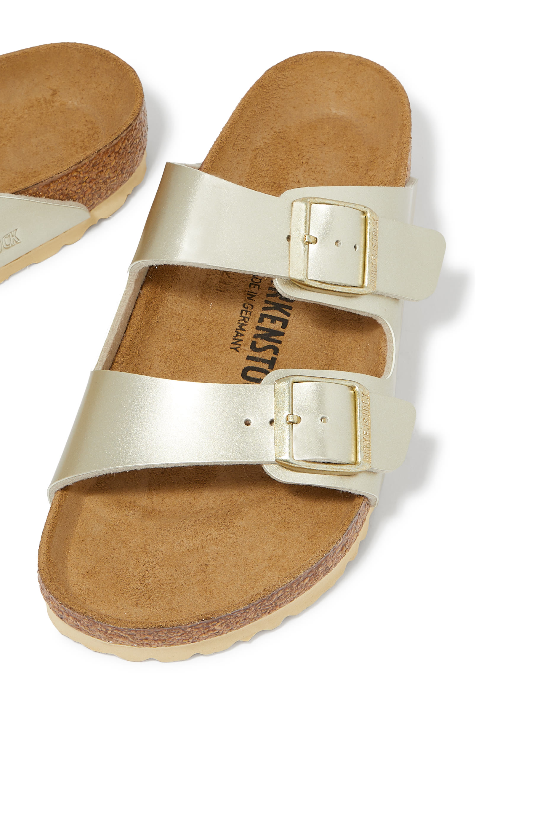 Kids Metallic Arizona Sandals