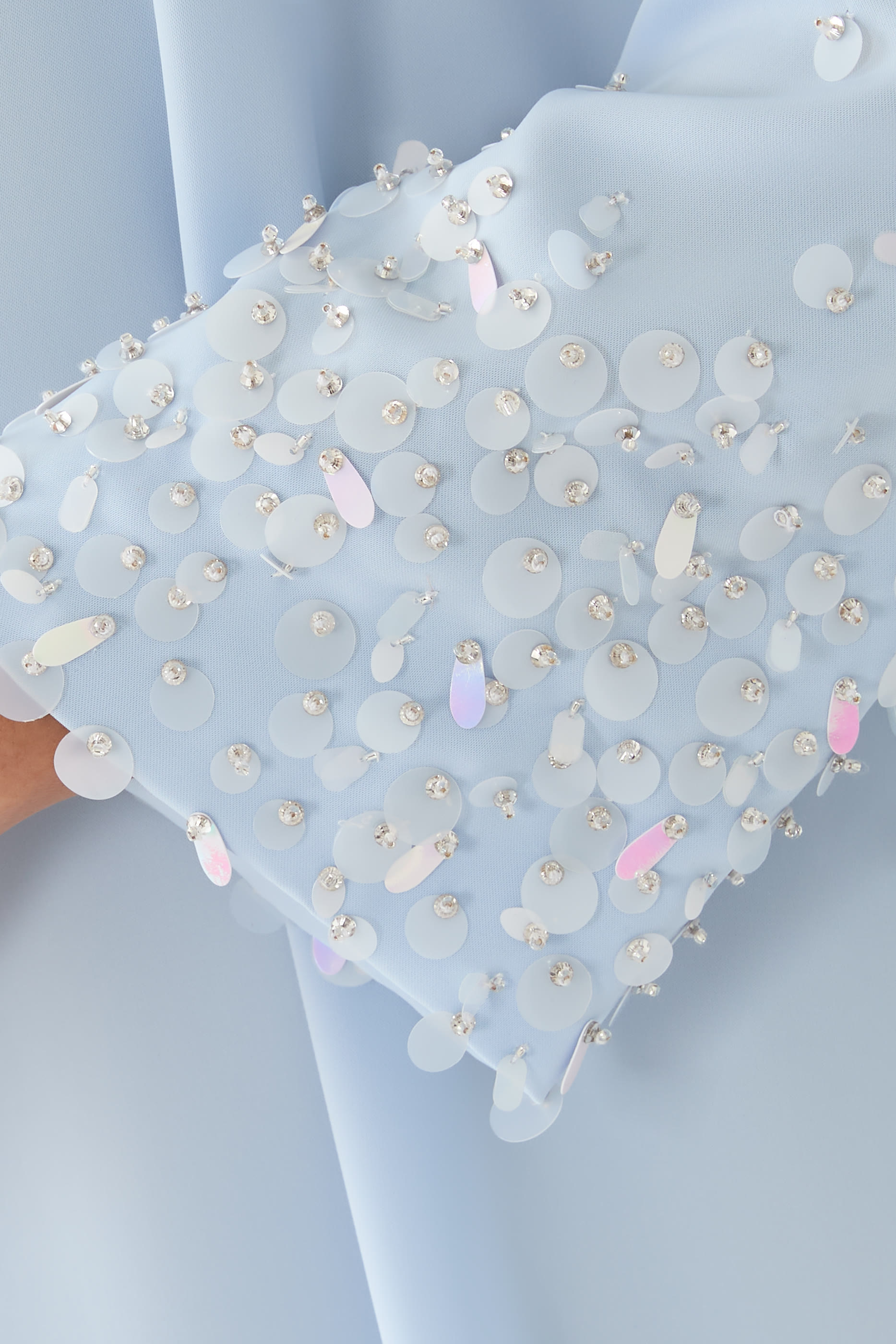 Sequin Scatter Detail Embellished Dress