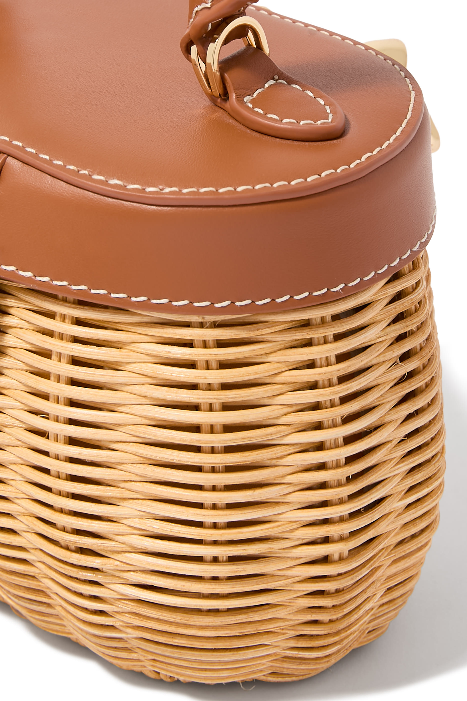 Rattan Bow Basket Bag