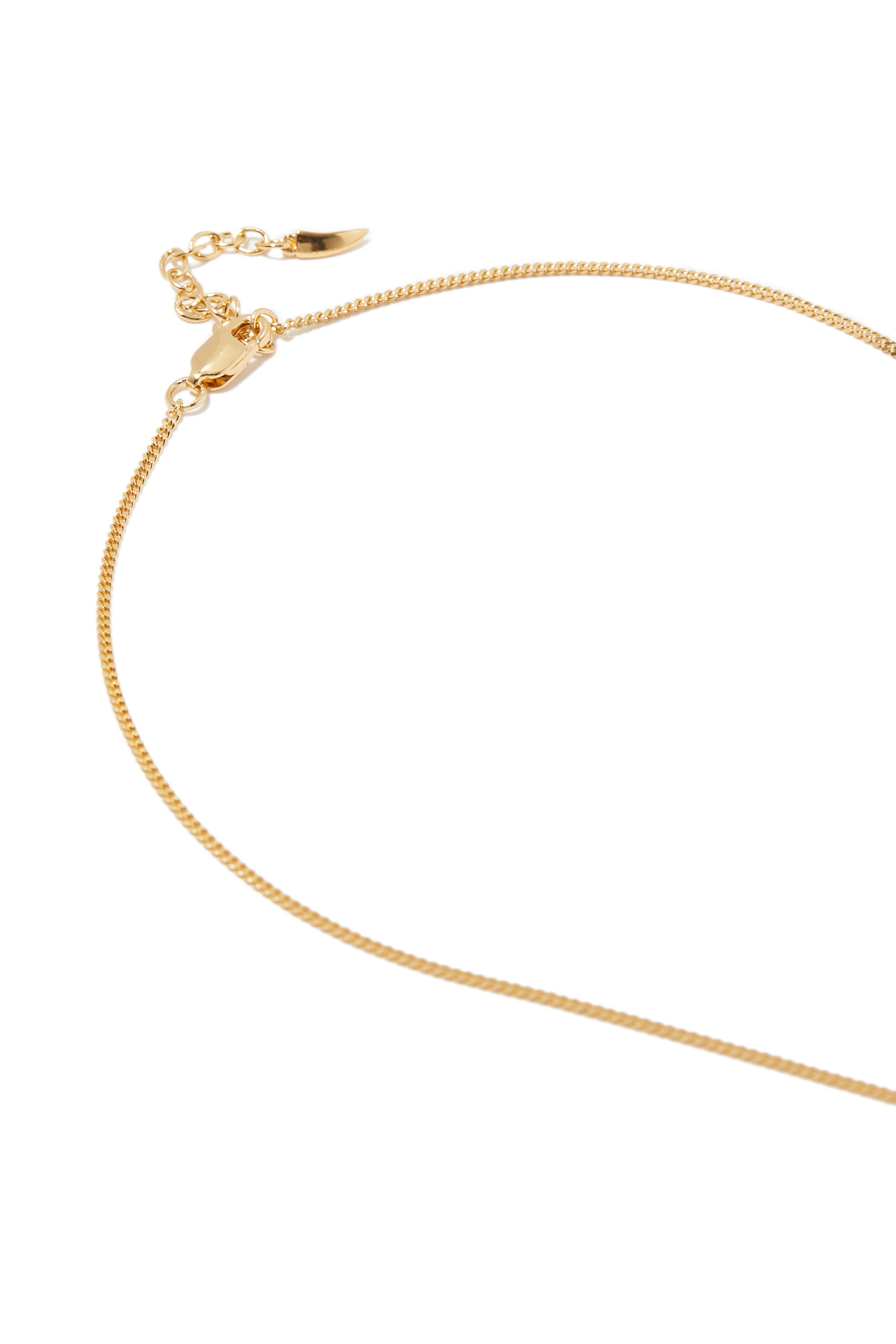 Abacus Floating Charm Necklace,  18k Gold Plated Vermeil on Sterling Silver
