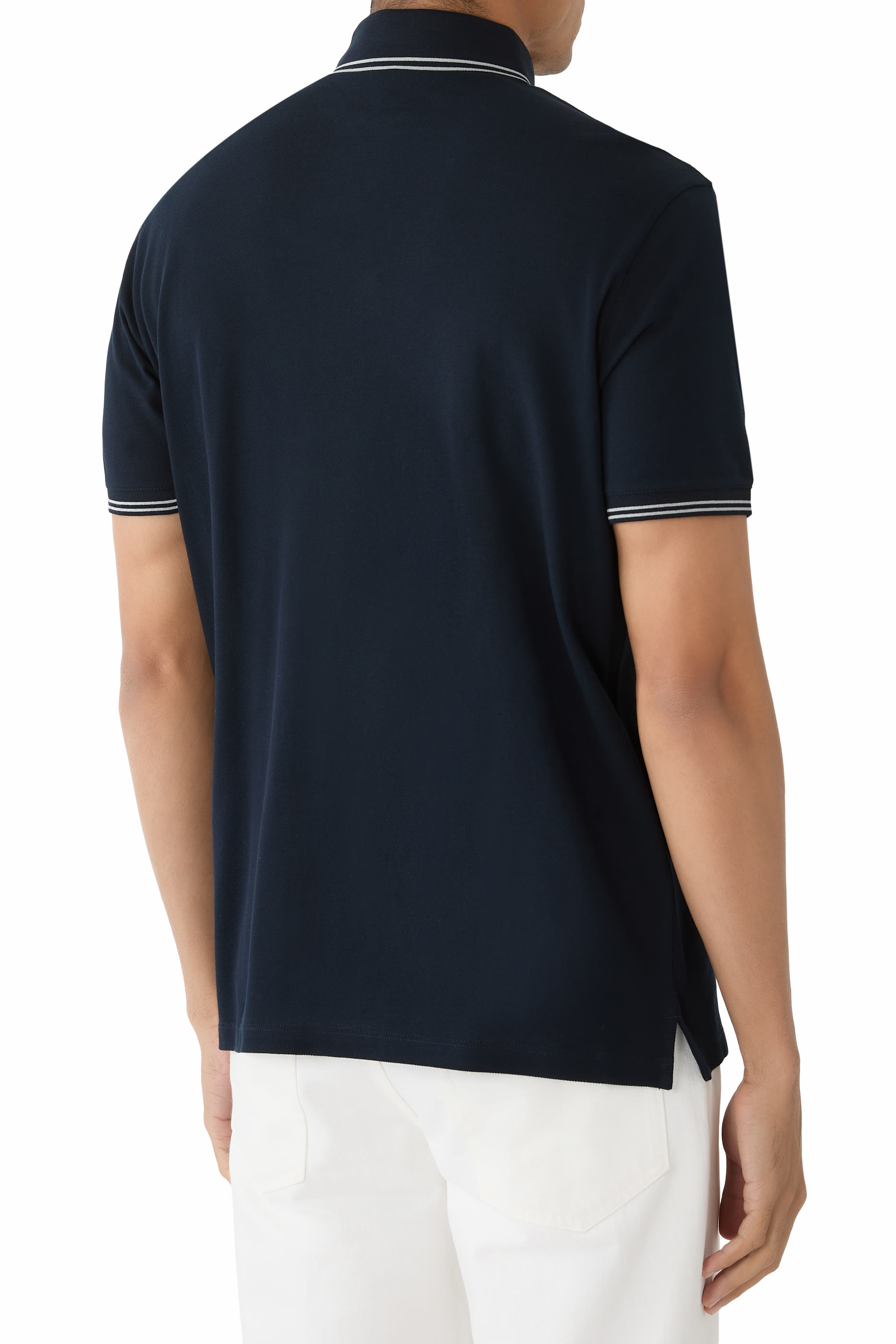 Micro Eagle Jersey Polo Shirt