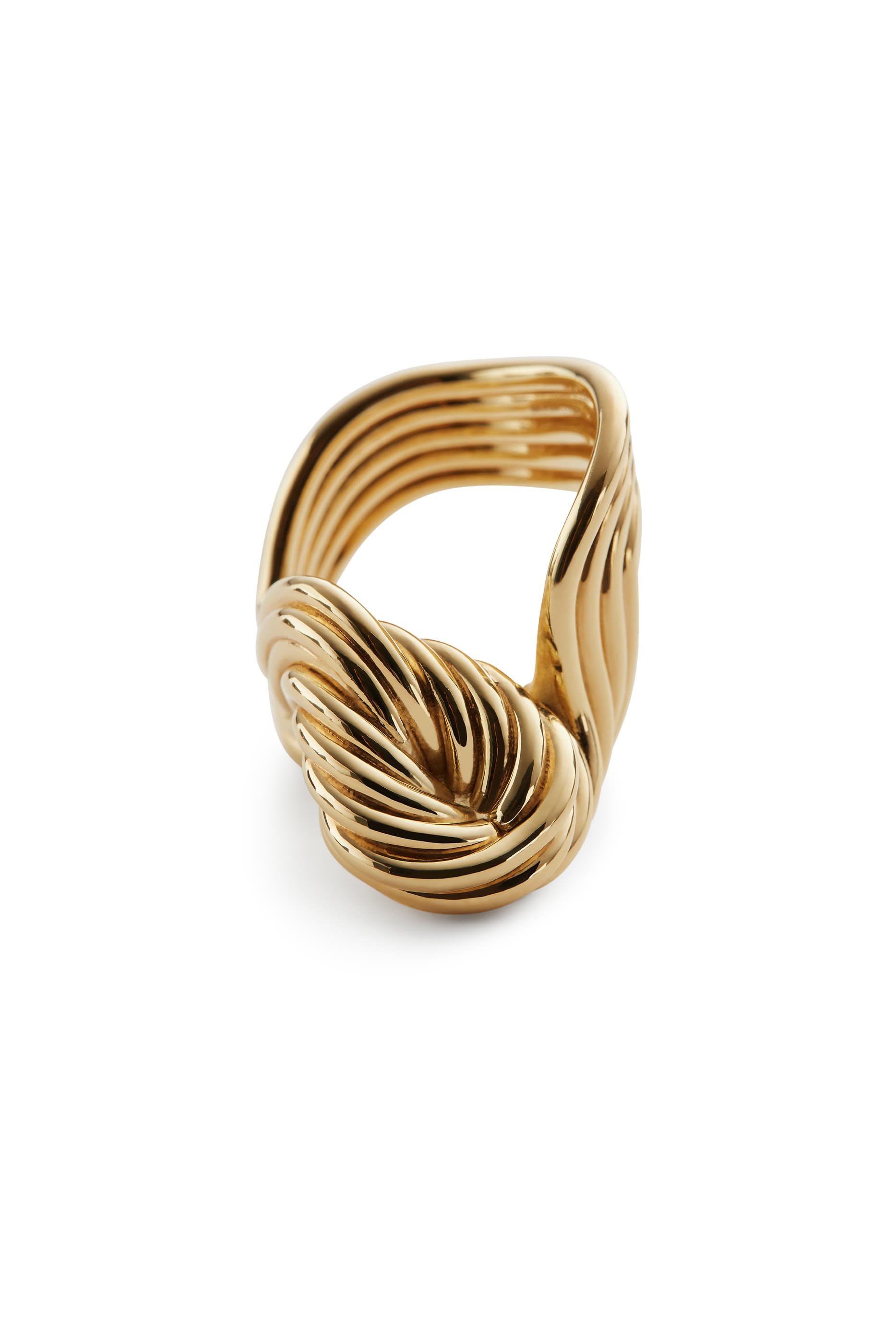  Slice Ring, 18K Gold-Finish Sterling Silver