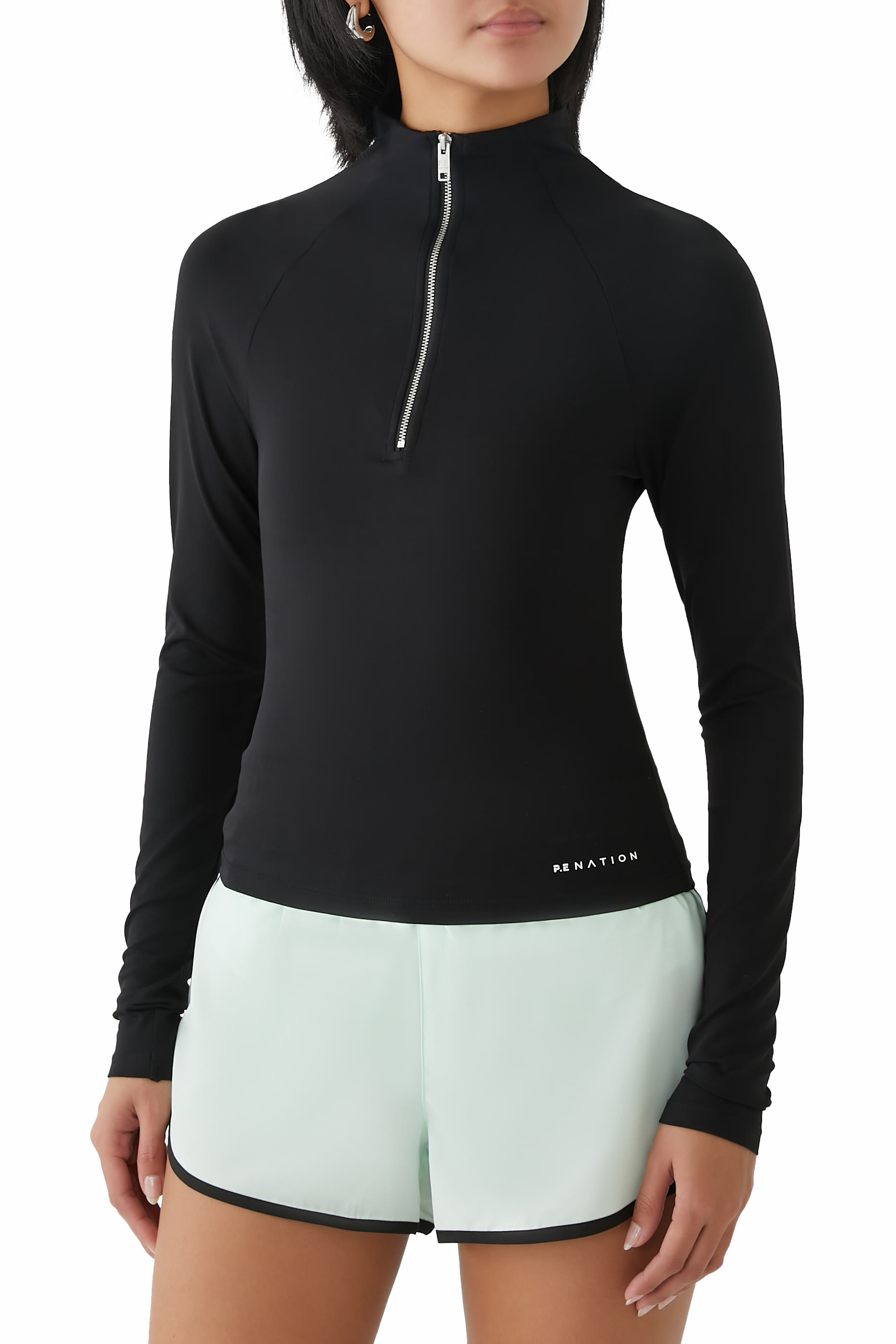 Routine Quarter Zip Long Sleeve Top