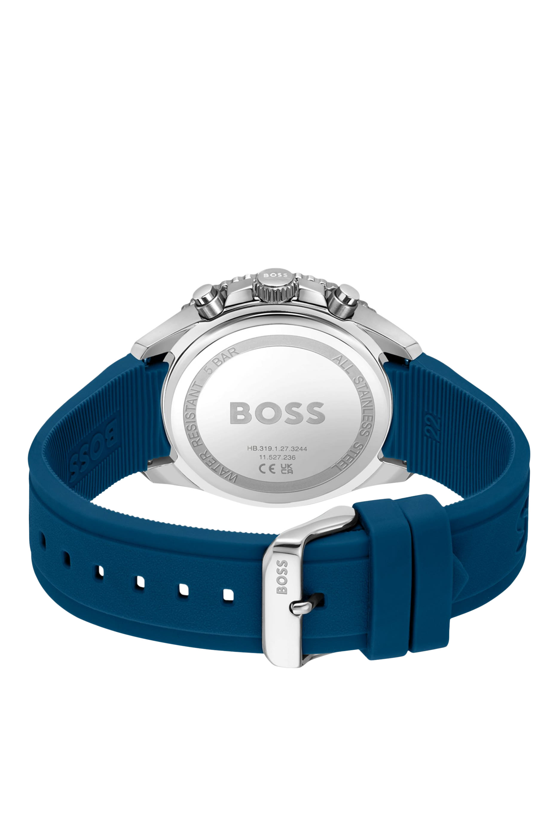 Runner Black-Dial Chronograph Watch