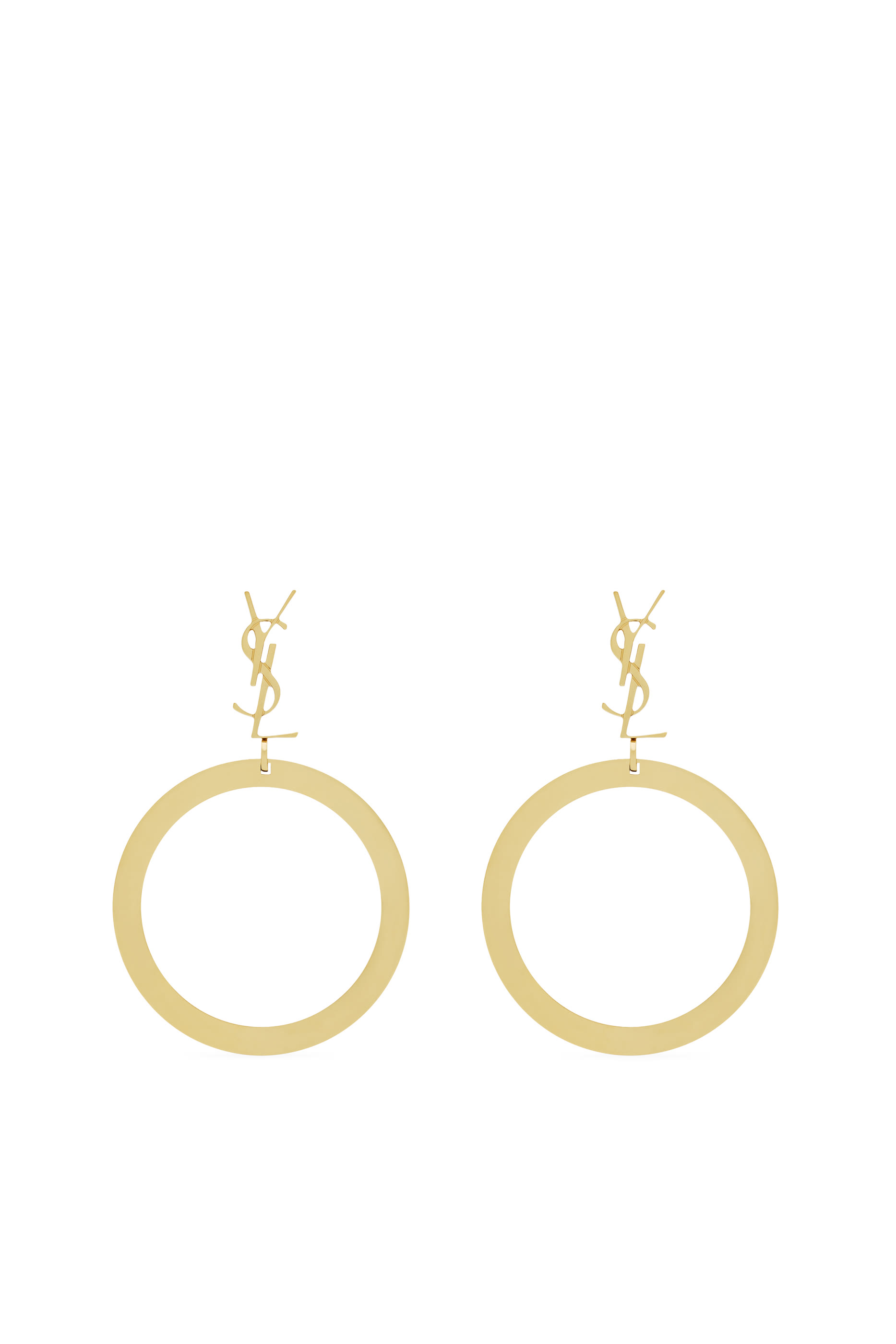Cassandre Pendant Hoop Earrings 