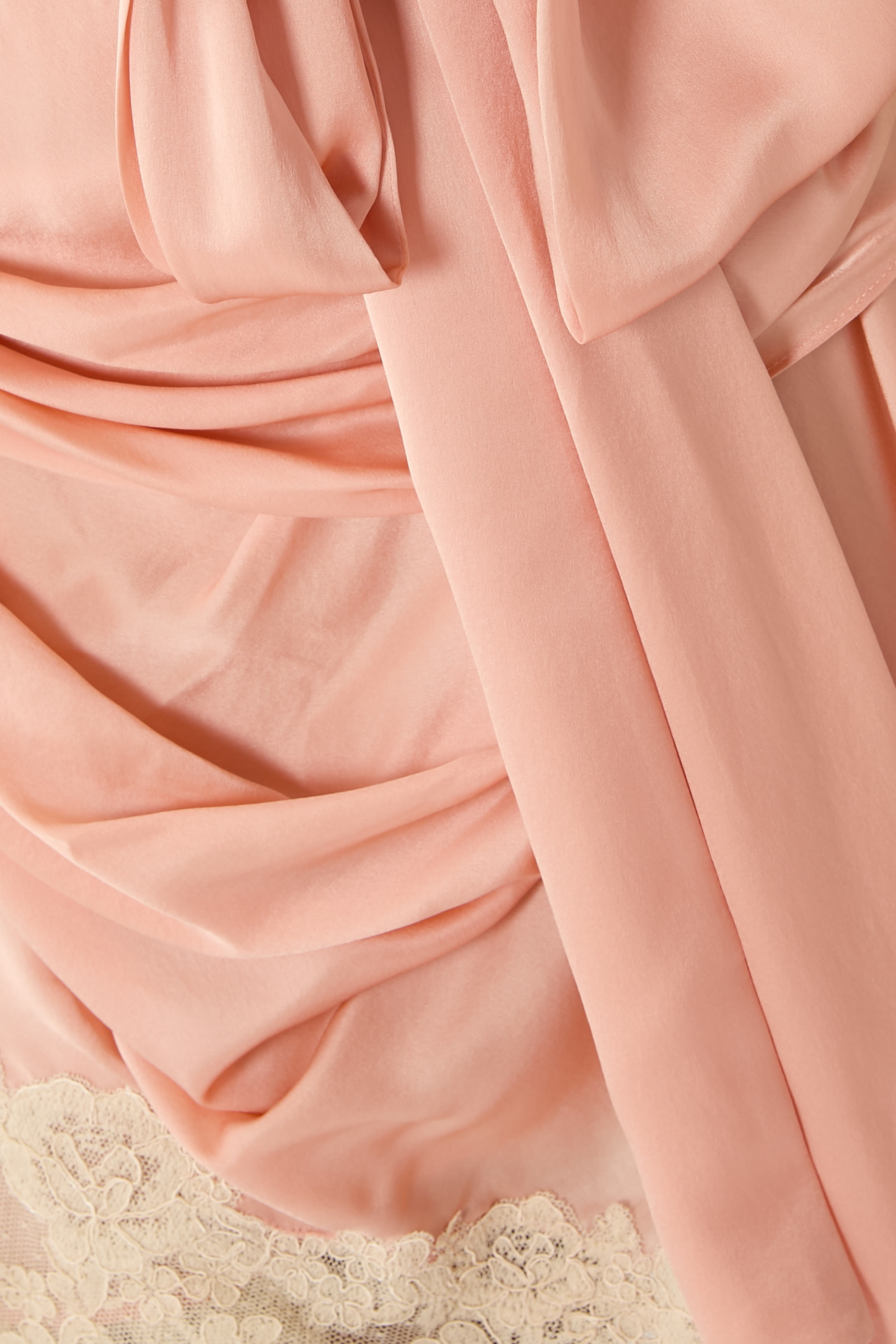 Hypnotic Satin Drape Dress