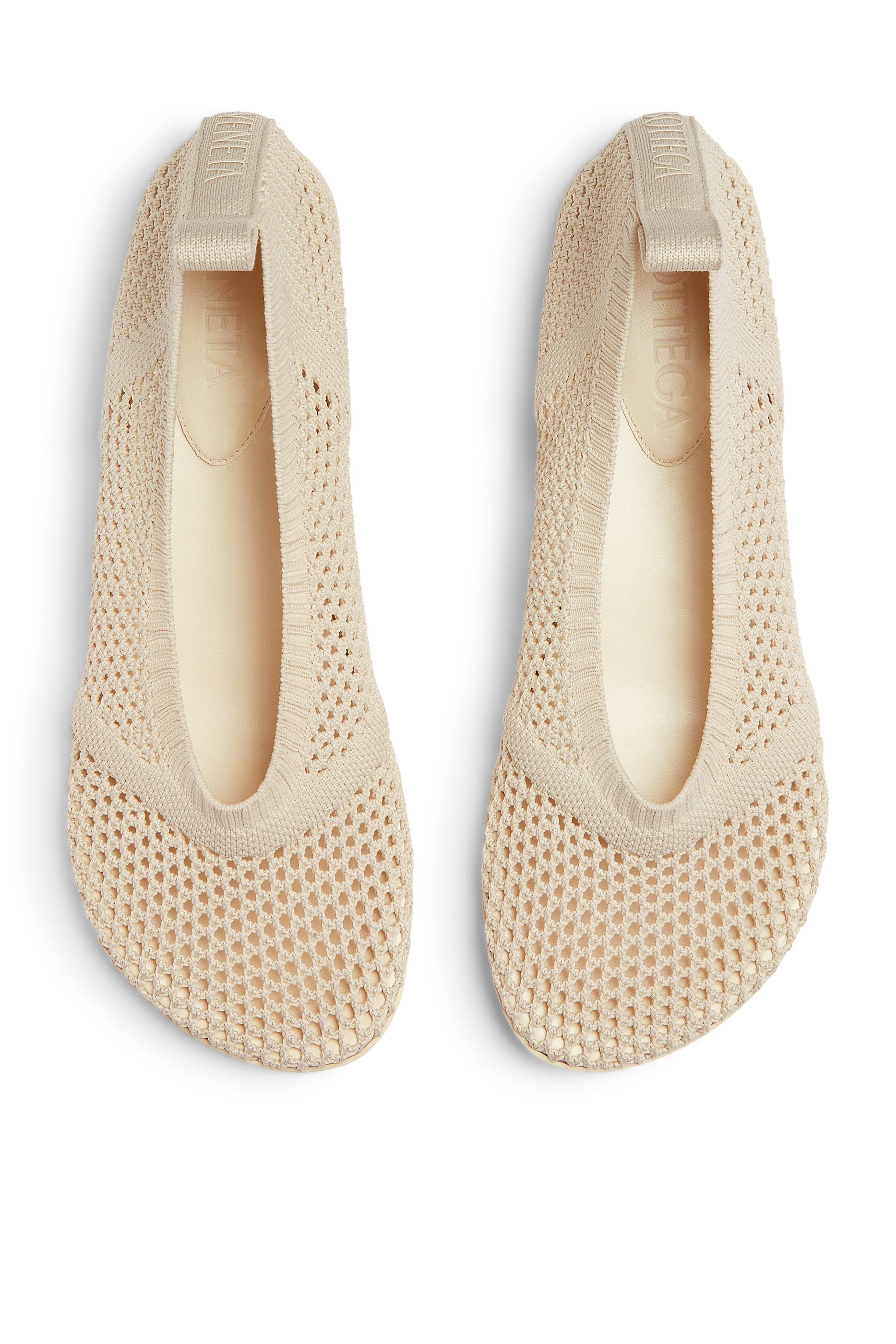 Atomic Mesh Ballerina Flats