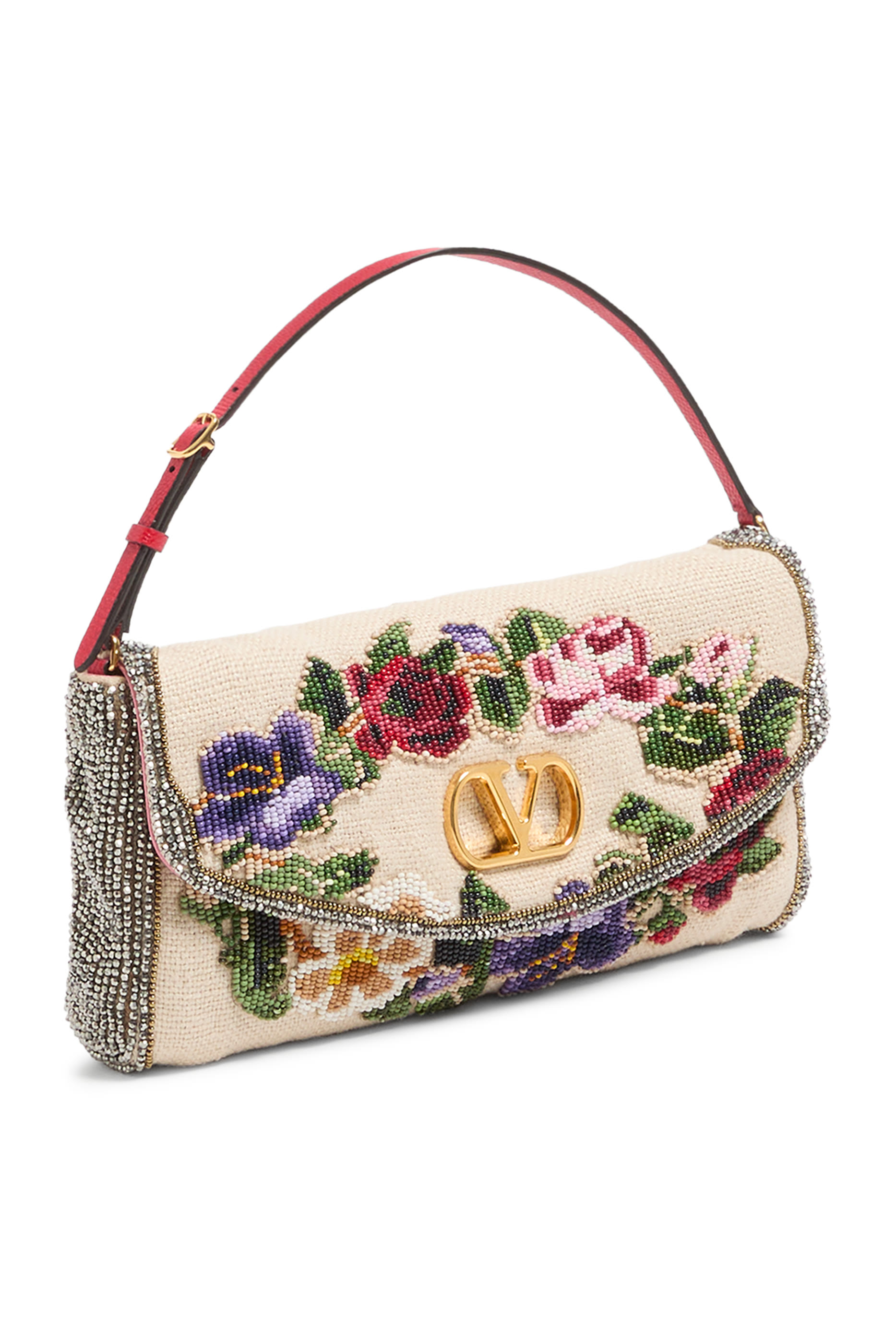 Vain Embroidered Shoulder Bag