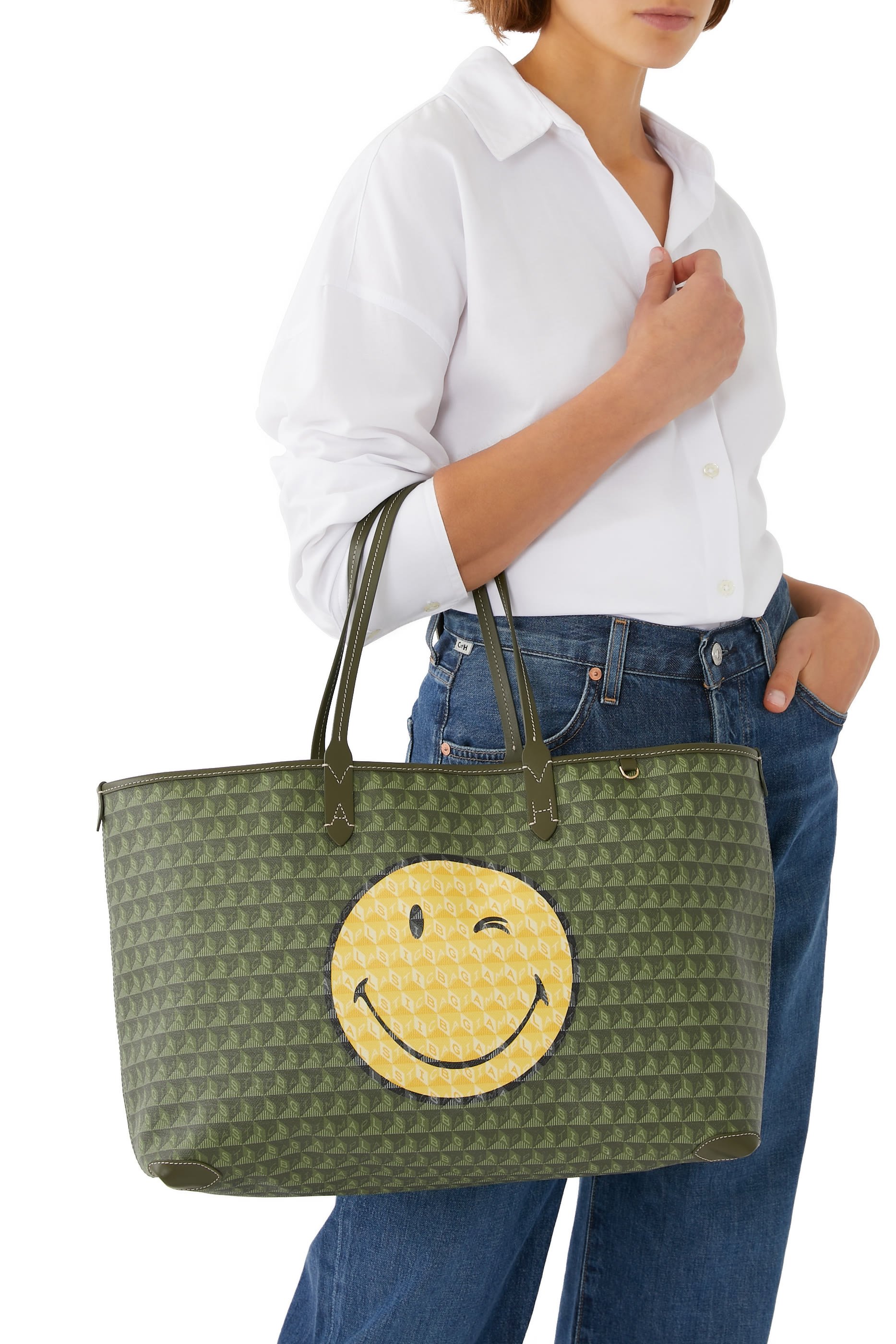 I Am A Plastic Bag Wink Tote Bag