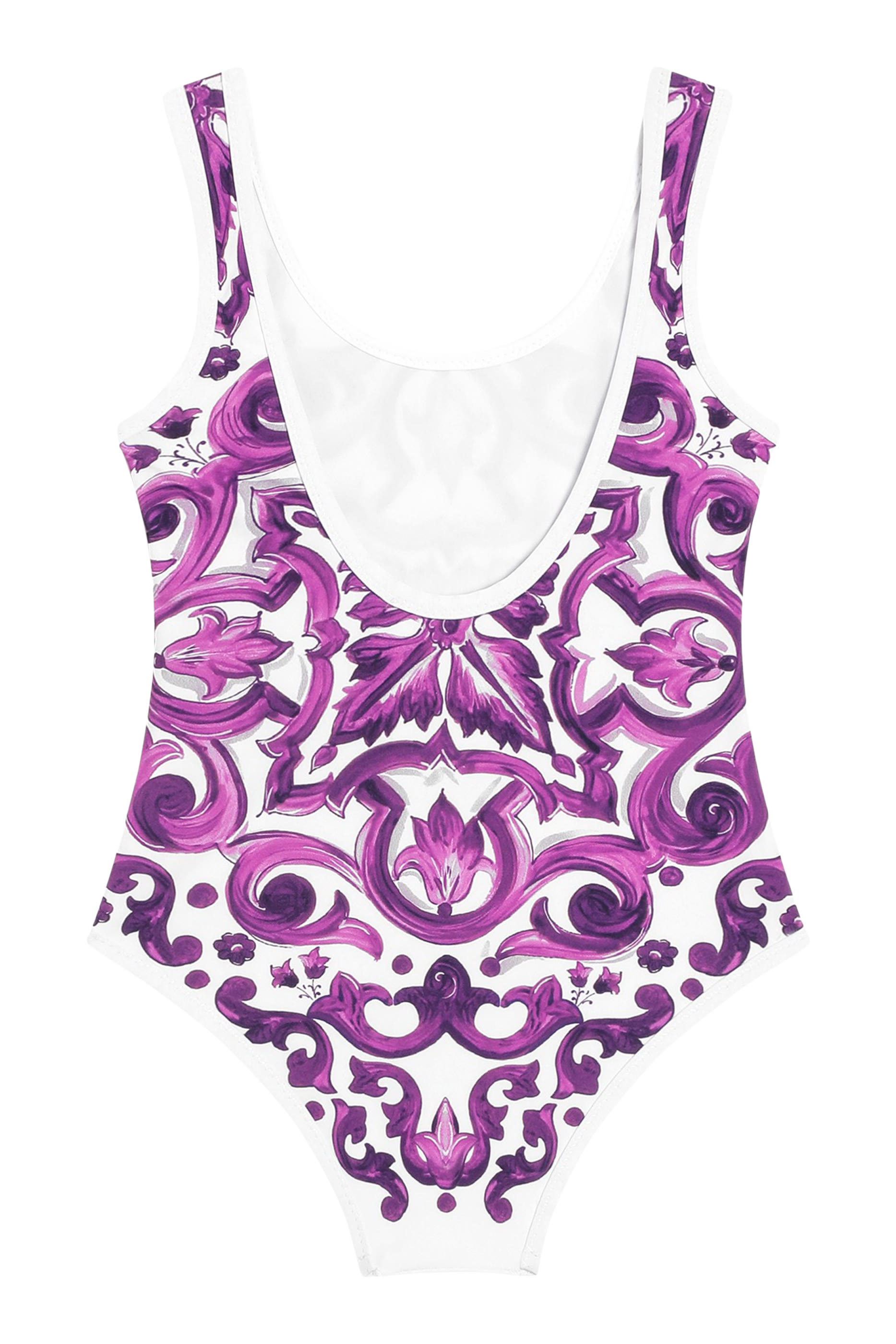 Kids Majolica-Print One-Piece Swimsuit