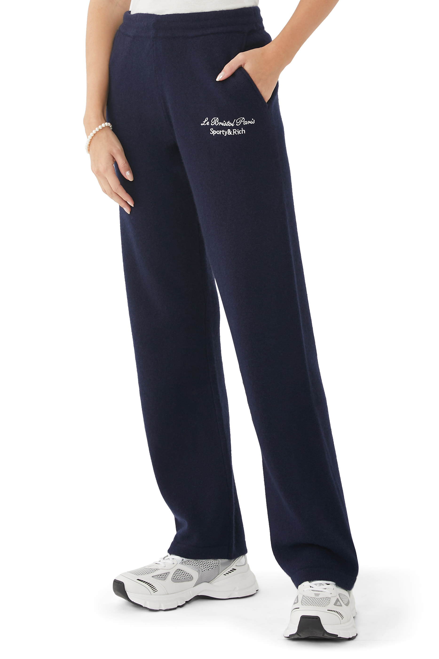 Sporty & Rich x Le Bristol Paris Faubourg Cashmere Pants