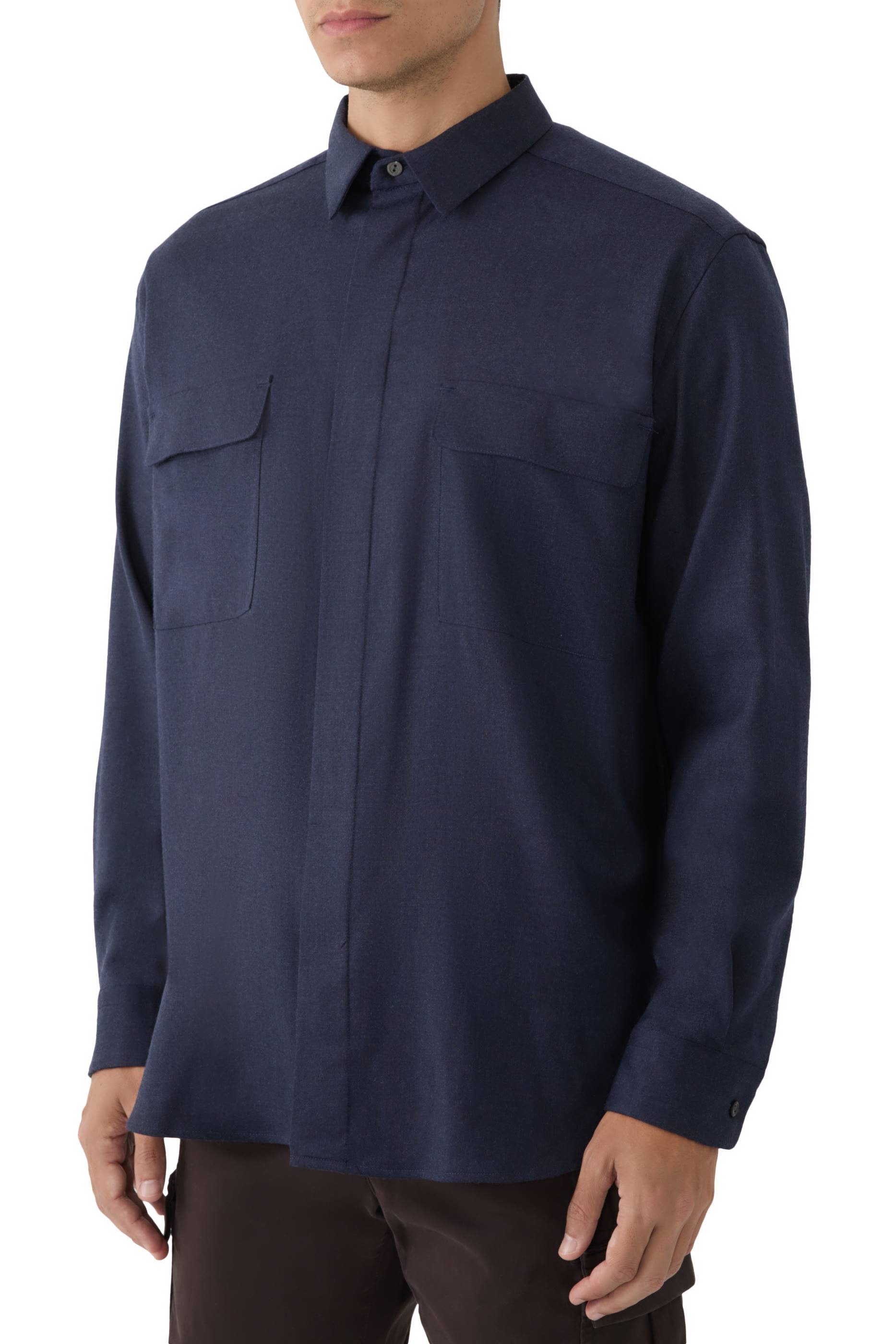 Brushed Merino Hybrid Shirt