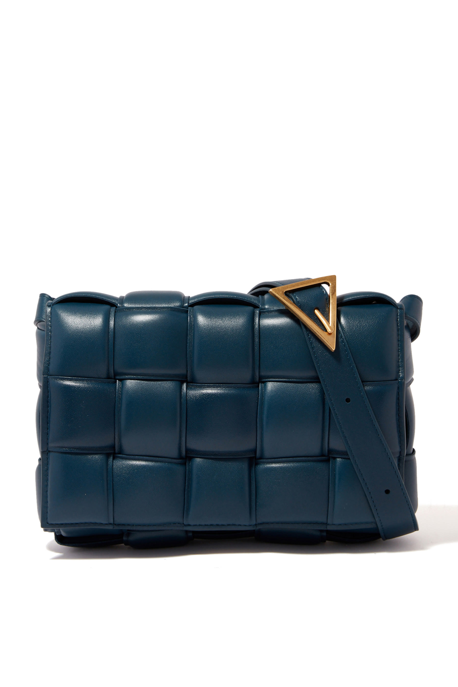 Padded Cassette Intreccio Crossbody Bag