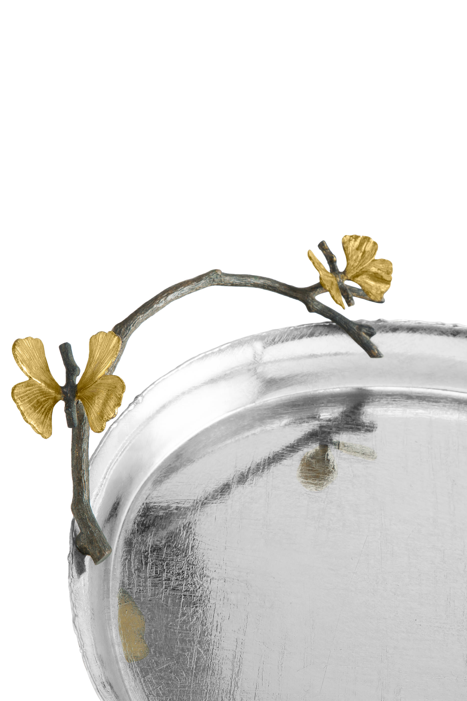 Butterfly Ginkgo Oval Tray