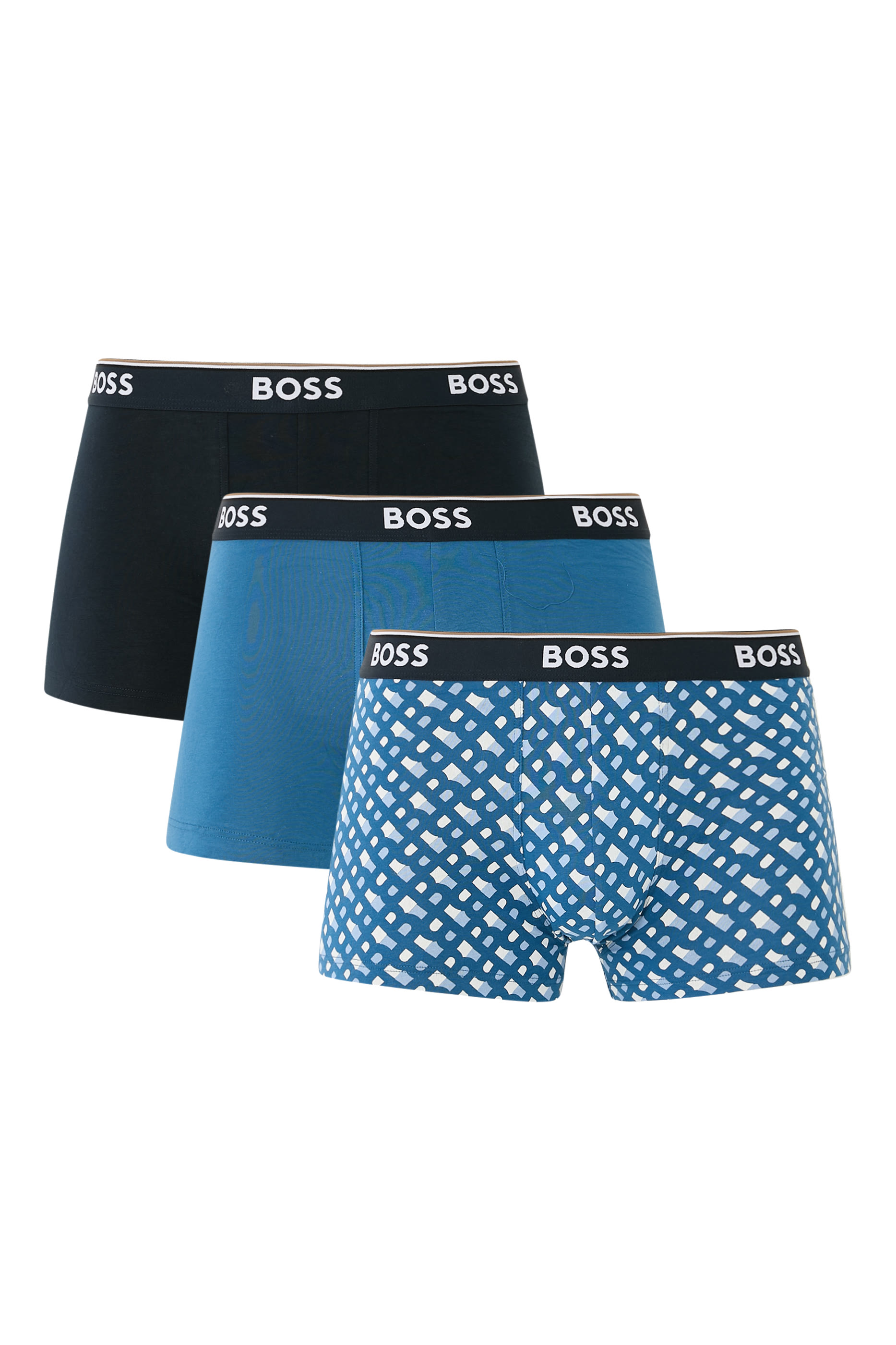 Three-pack Of Logo-Waistband Trunks