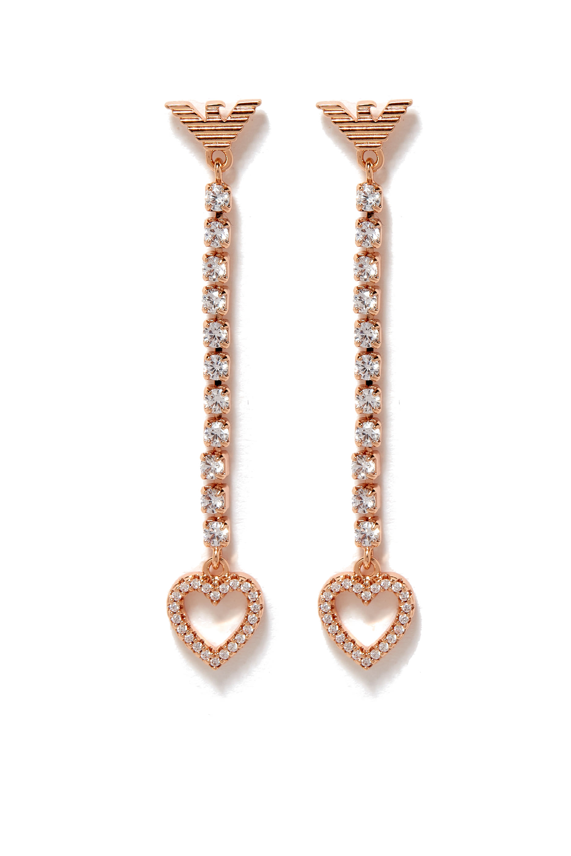 Heart Drop Earrings