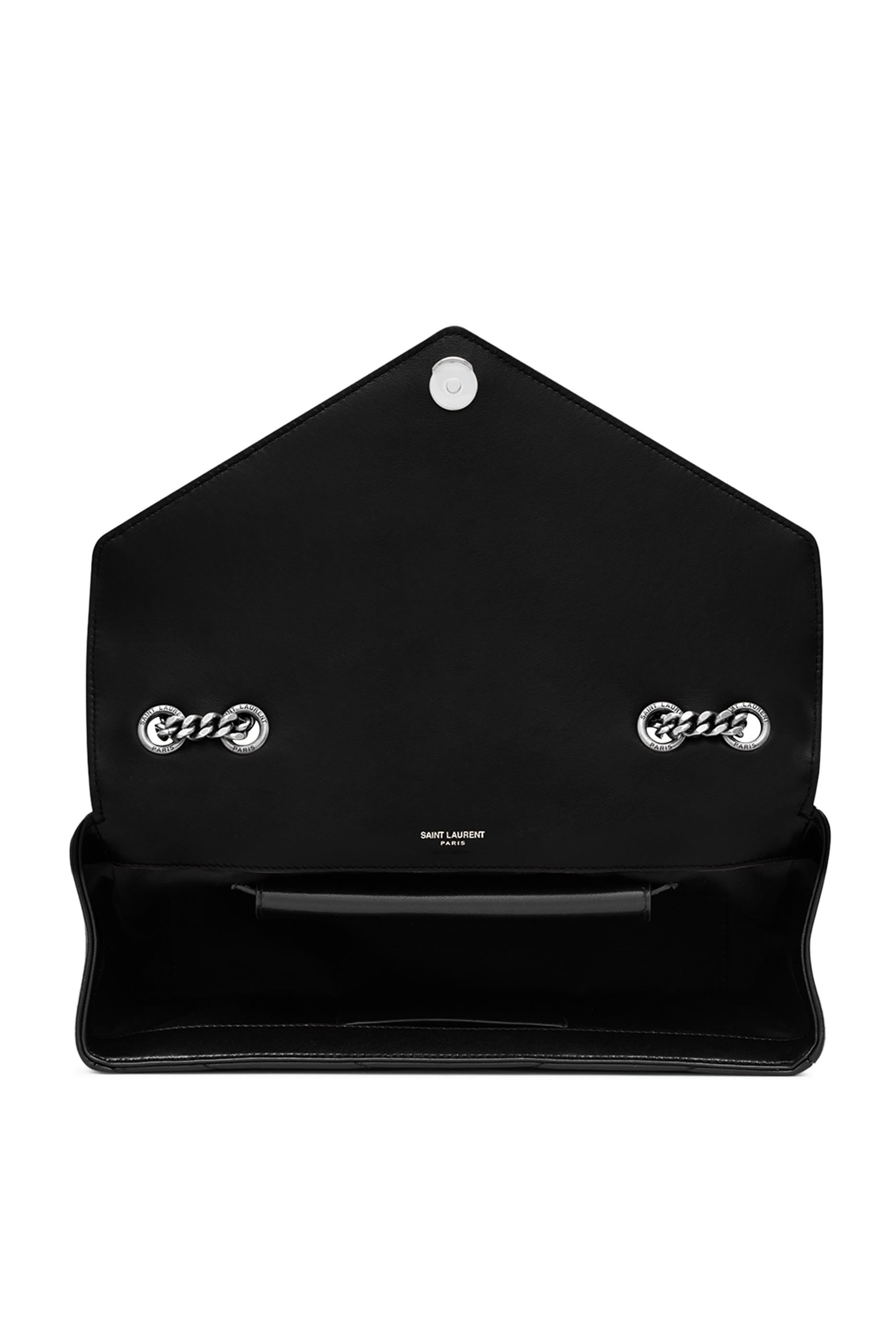  Loulou Medium Chain Bag In Matelass&eacute; Lambskin