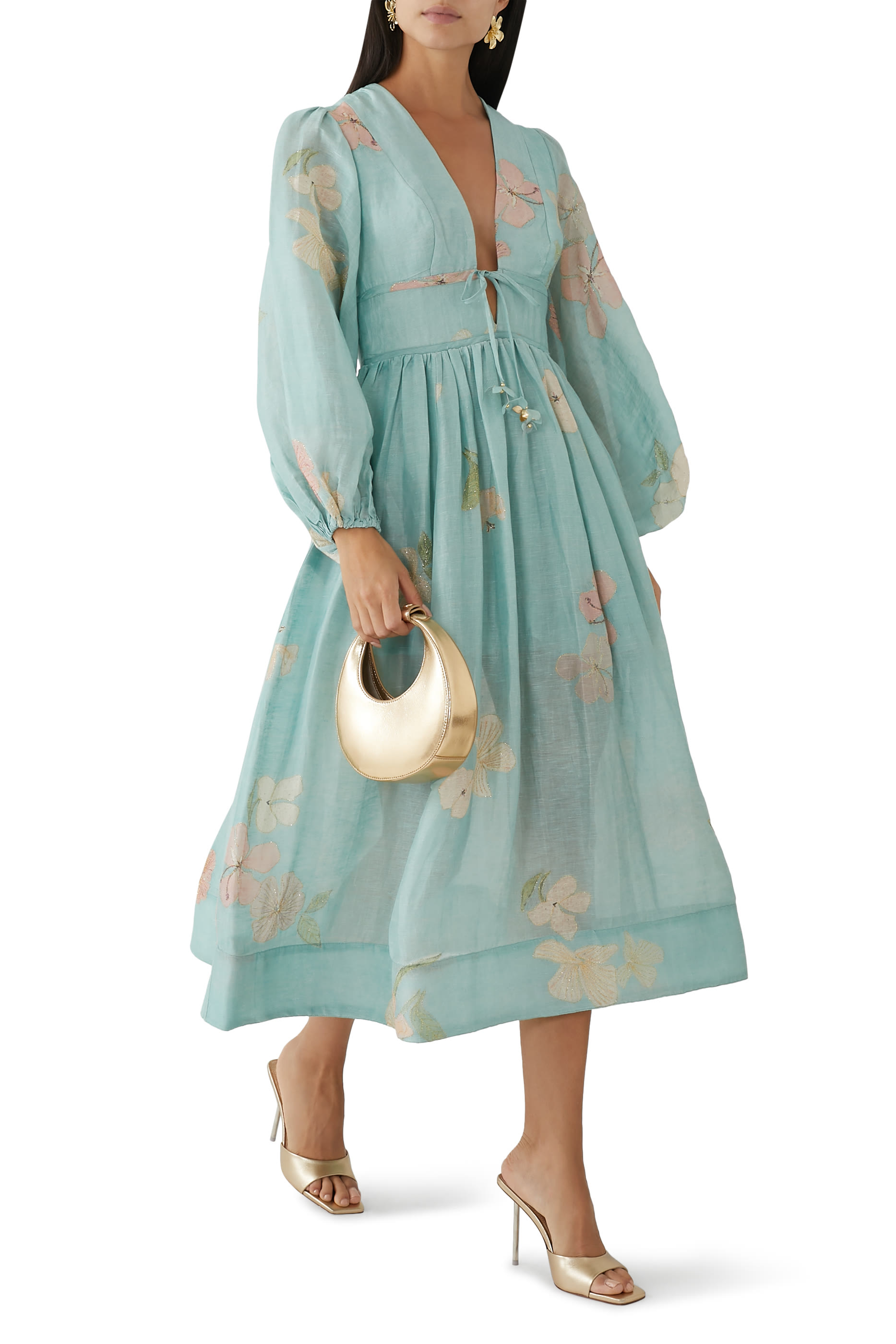 Illuminate Drawn Billow Dress