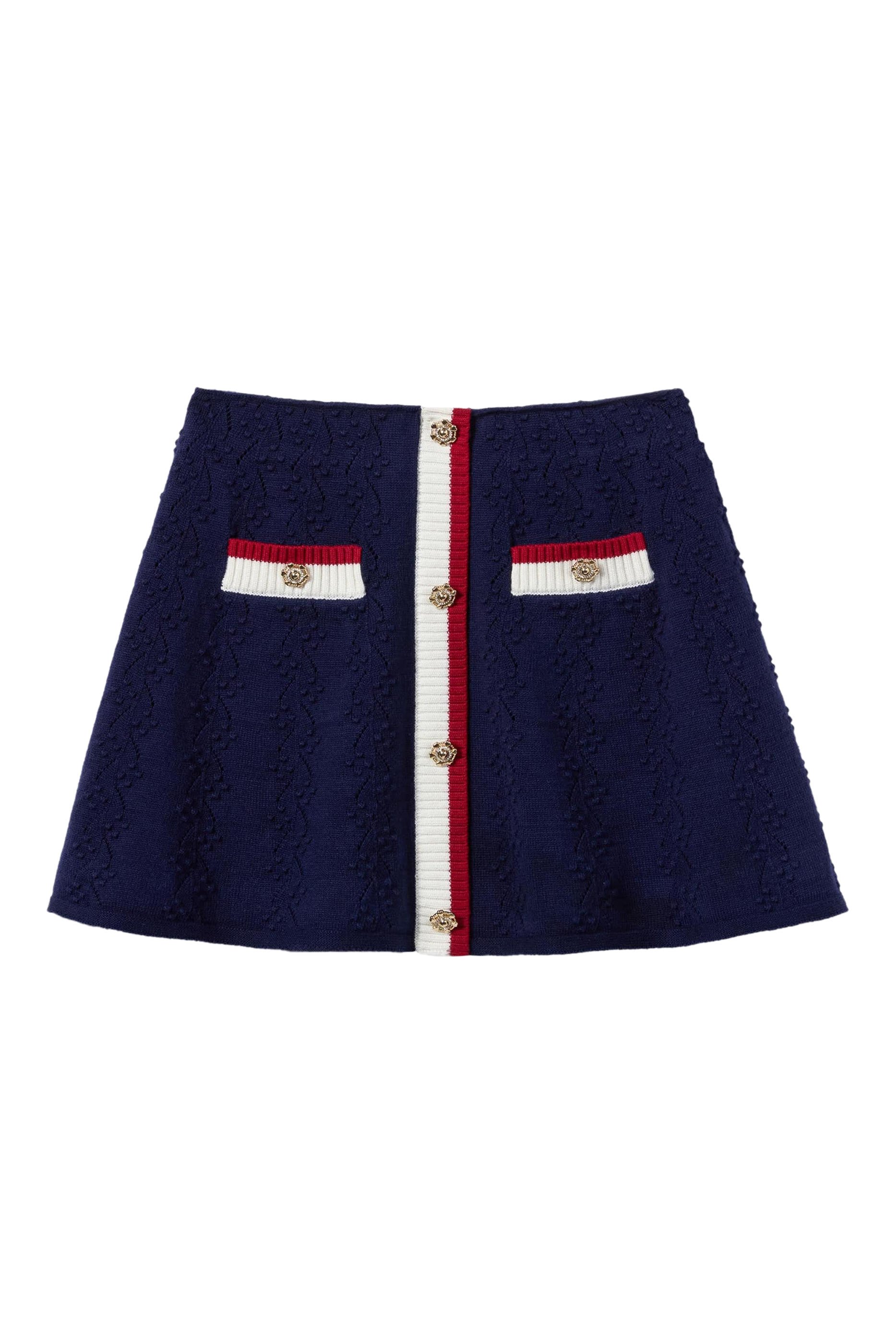 Kids Textured Knit Skirt