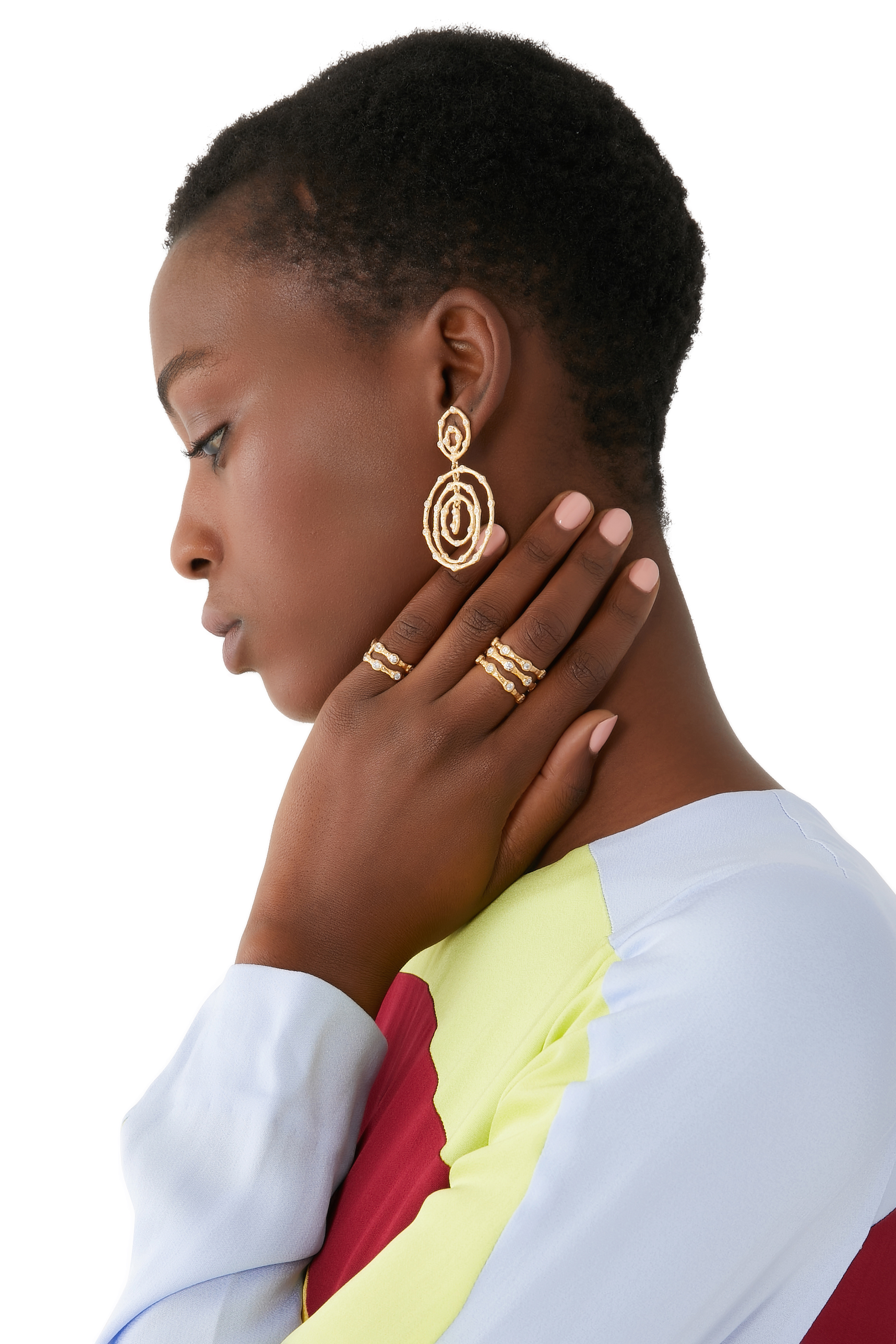 Wave Rings, Set of 2