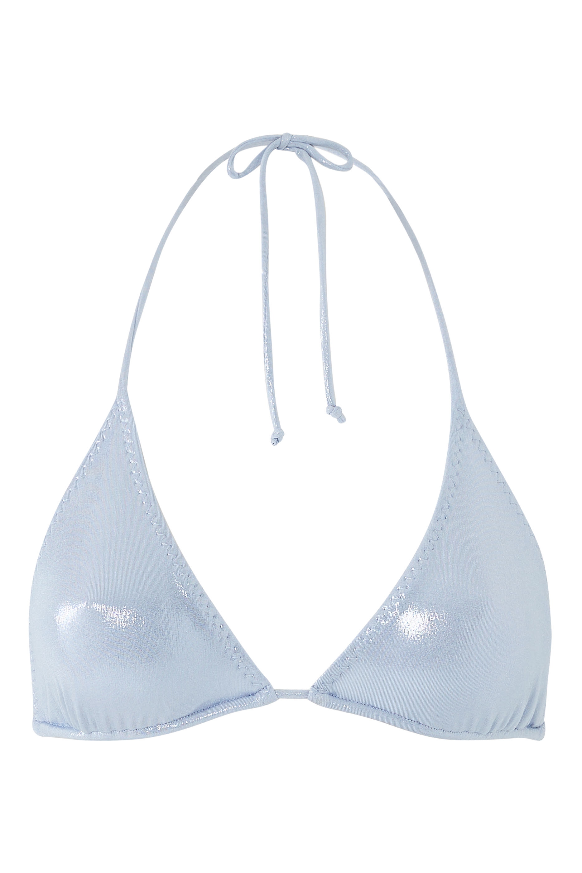 Lam&eacute; String Bra