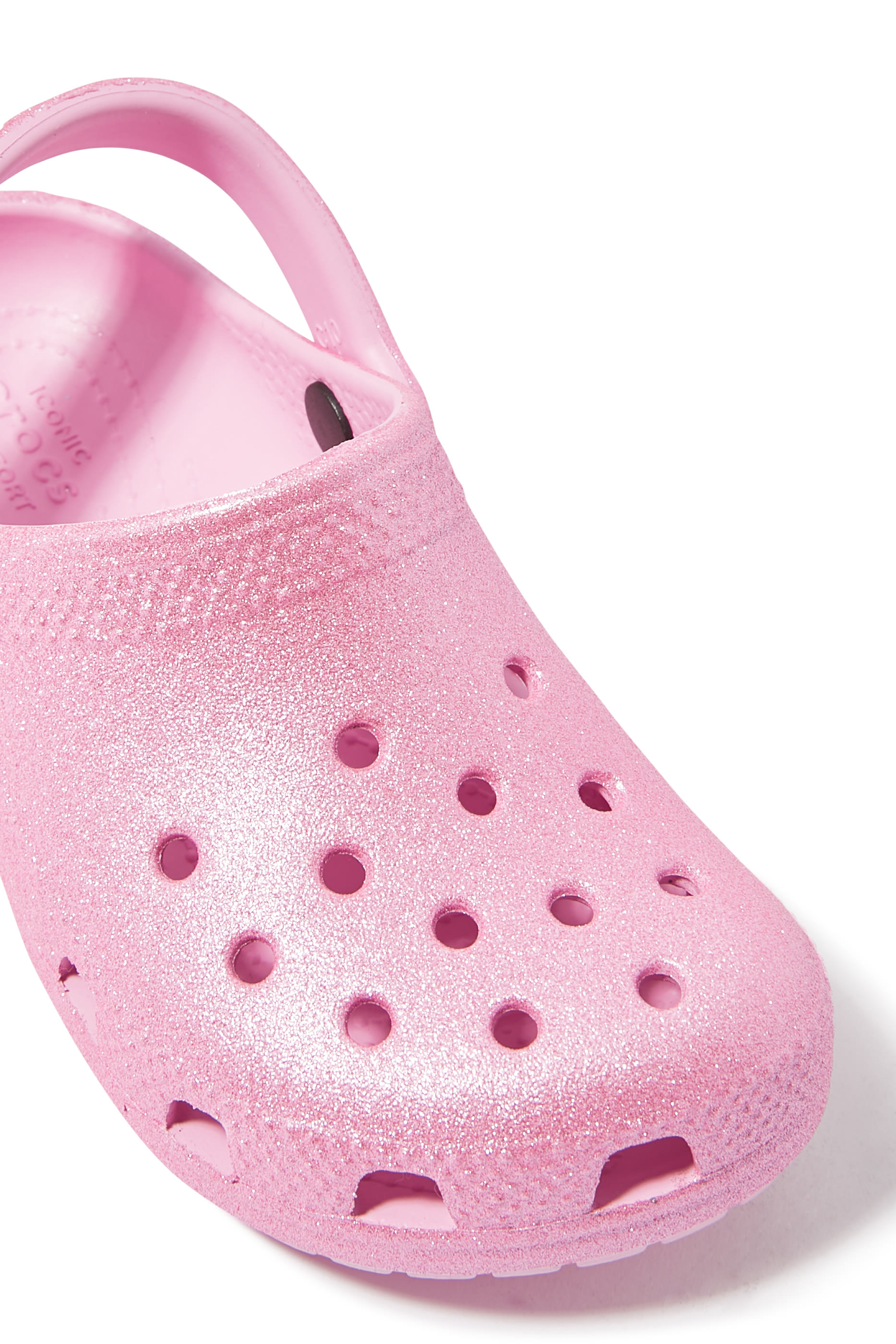 Kids Classic Glitter Clogs