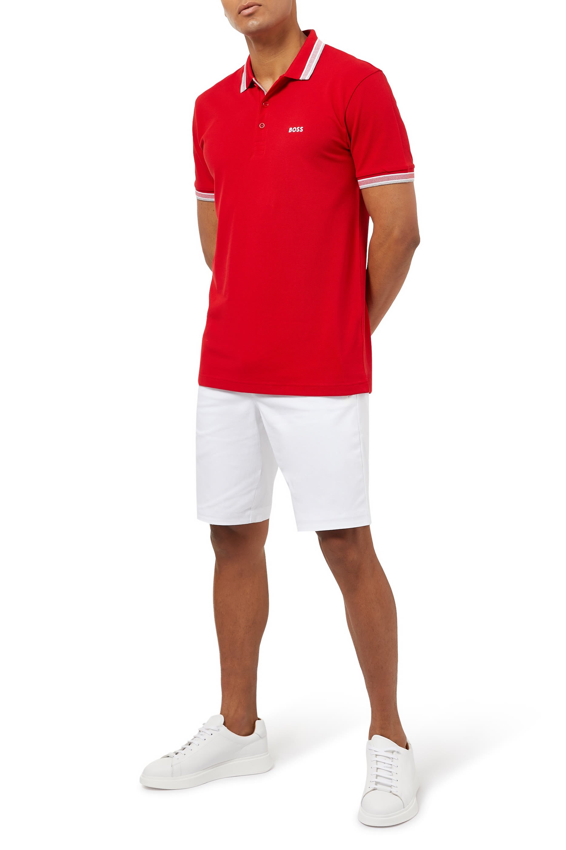 Paddy Polo Shirt with Curved Logo