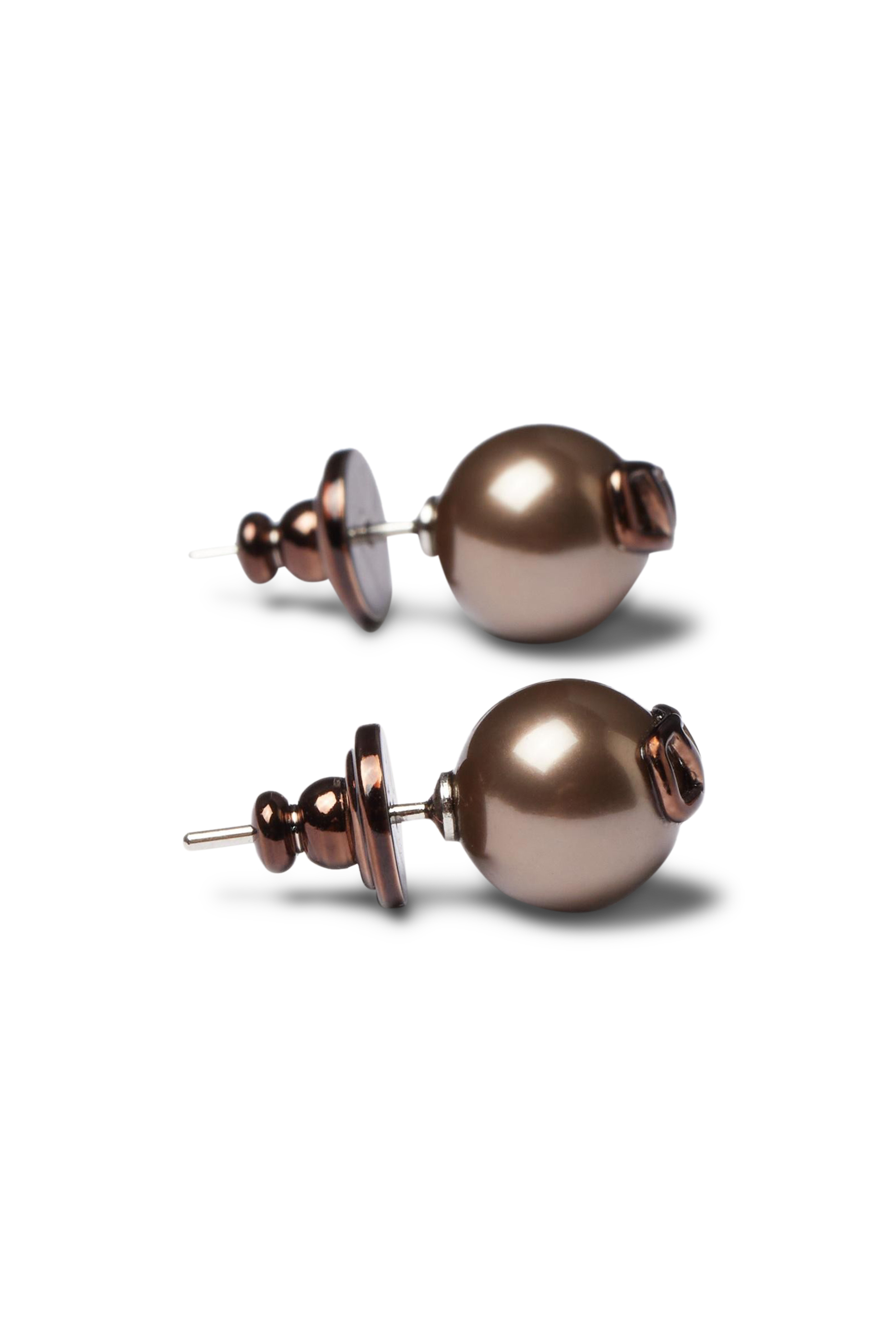  Vlogo Swarovski&reg; Pearl Stud Earrings