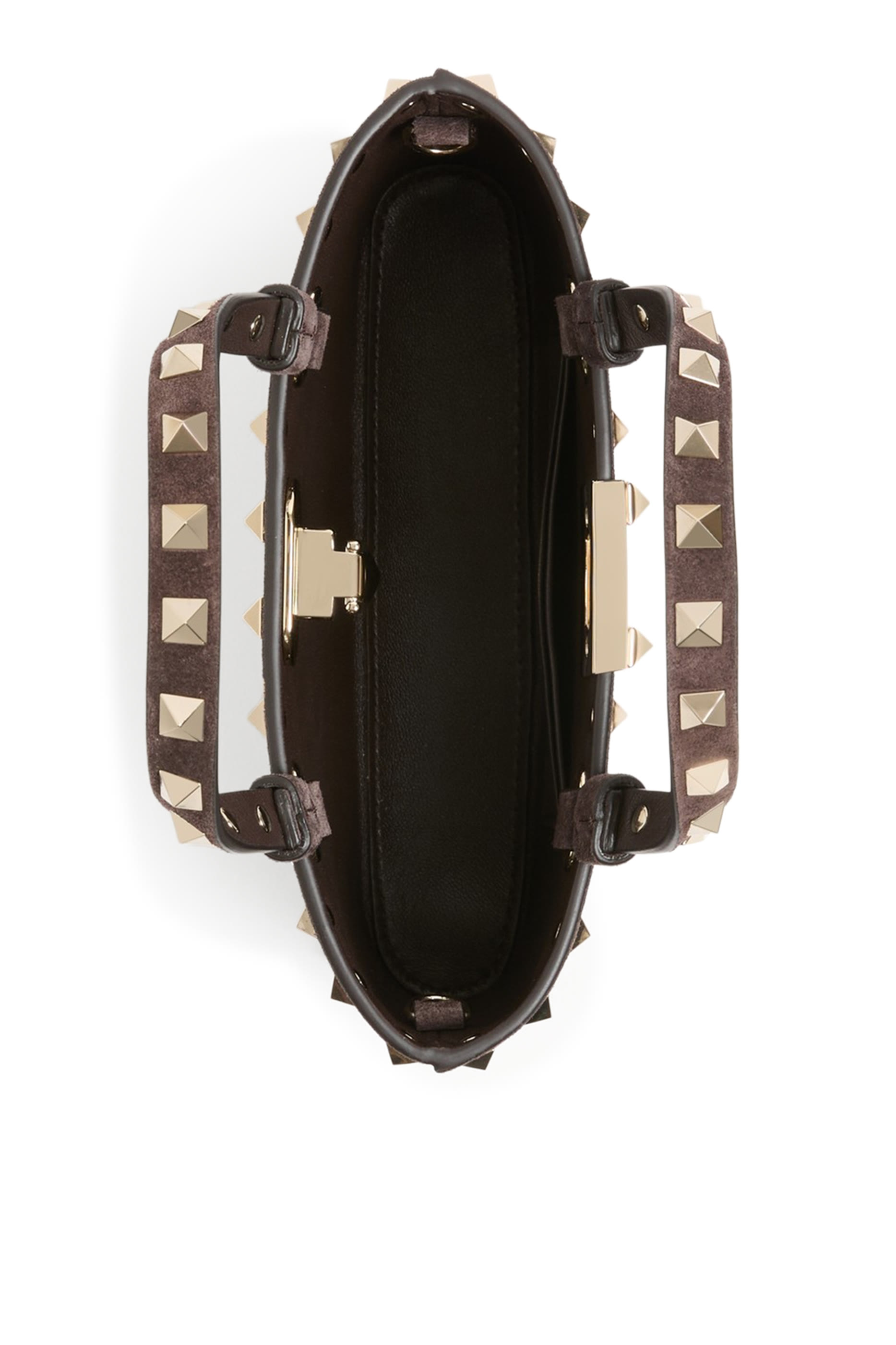 Rockstud Mini Suede Shopping Bag 