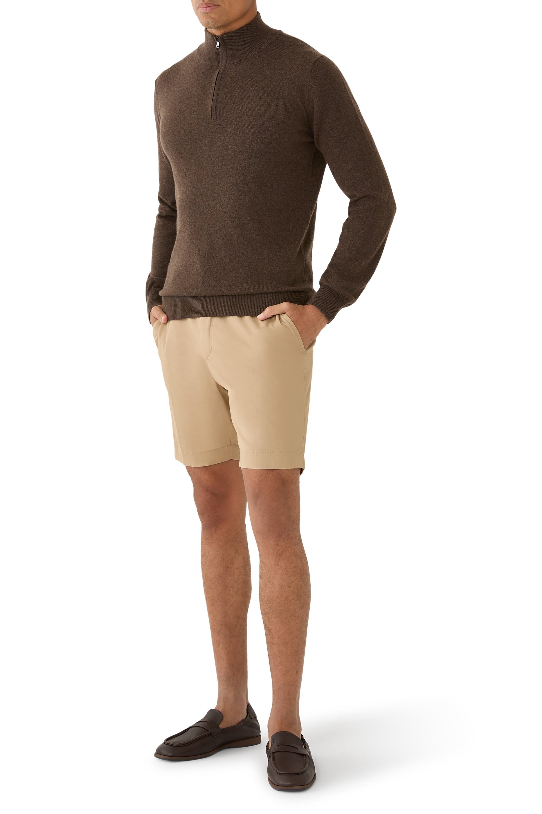 Cashmere Zip-Up Jumper