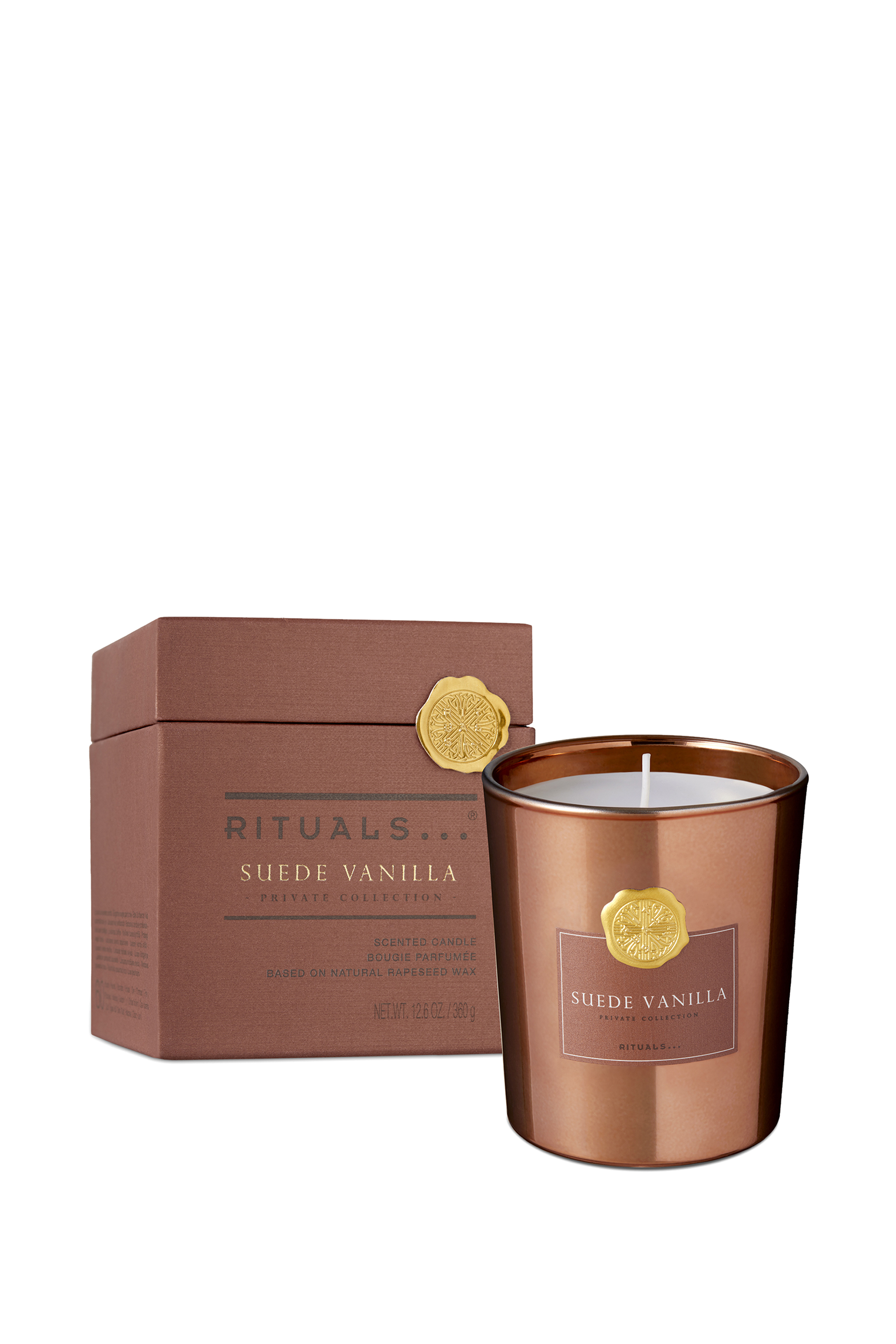 Suede Vanilla Scented Candle