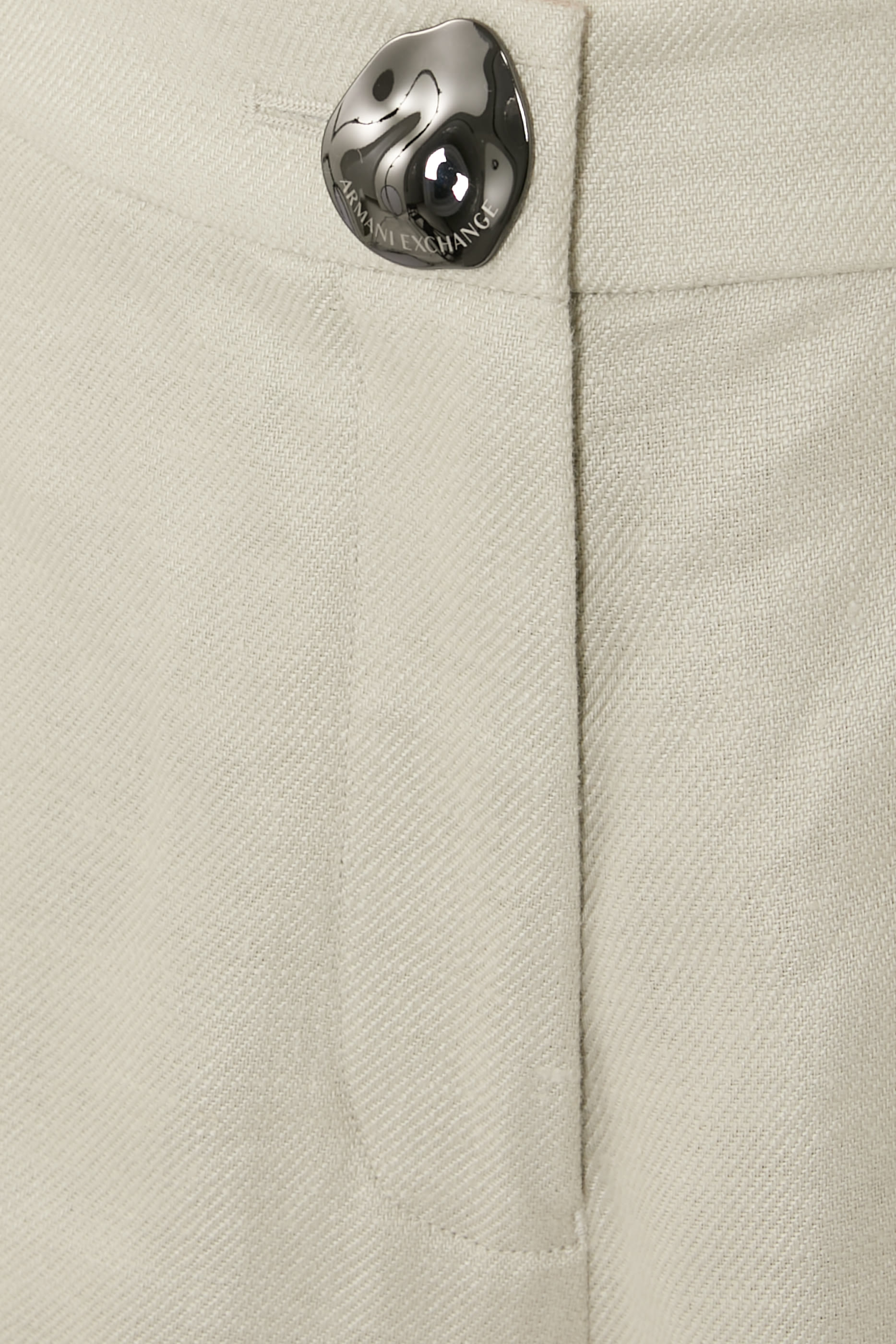 Wide-Leg Linen Twill Trousers