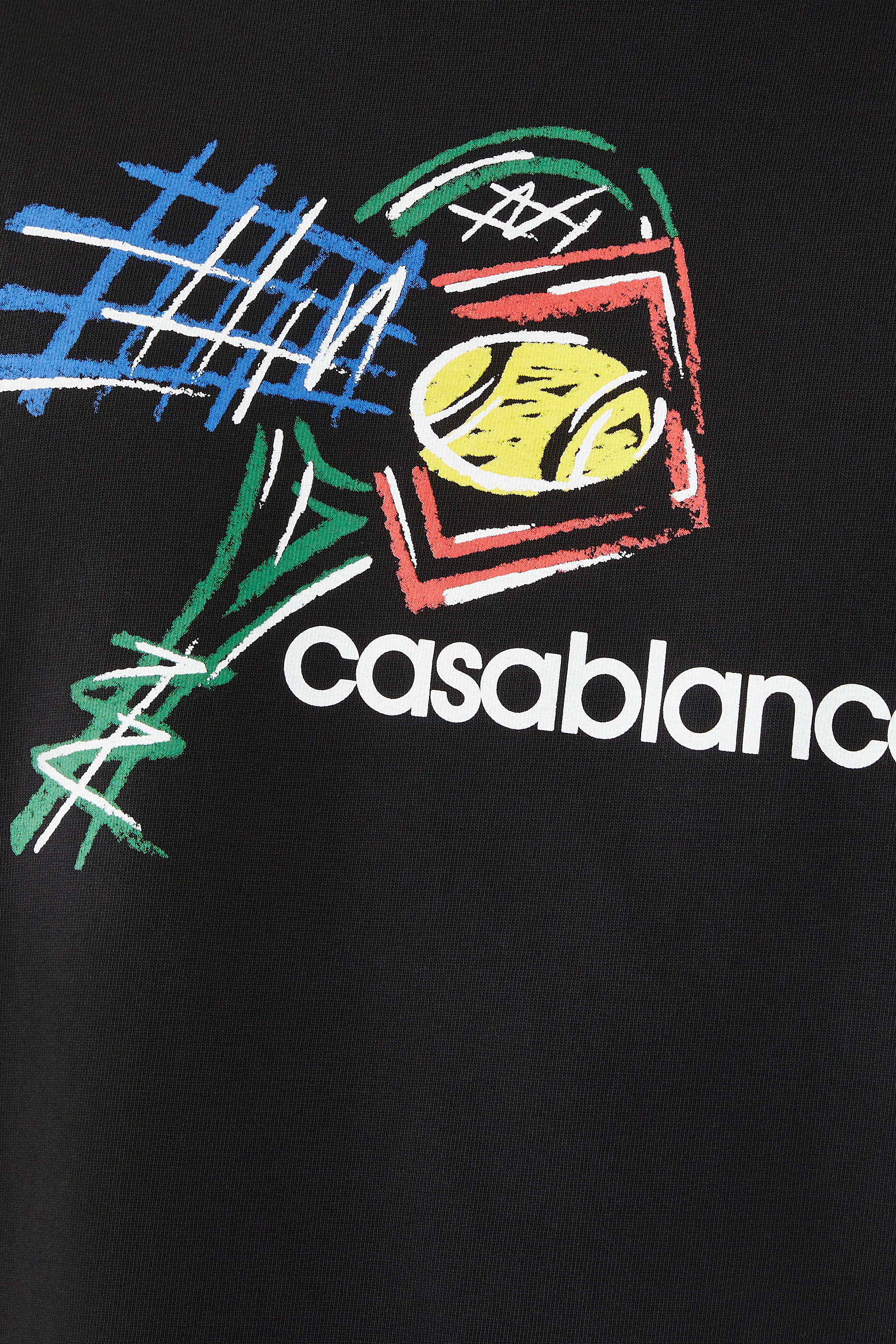 Croquis De Tennis Screen Printed T-Shirt