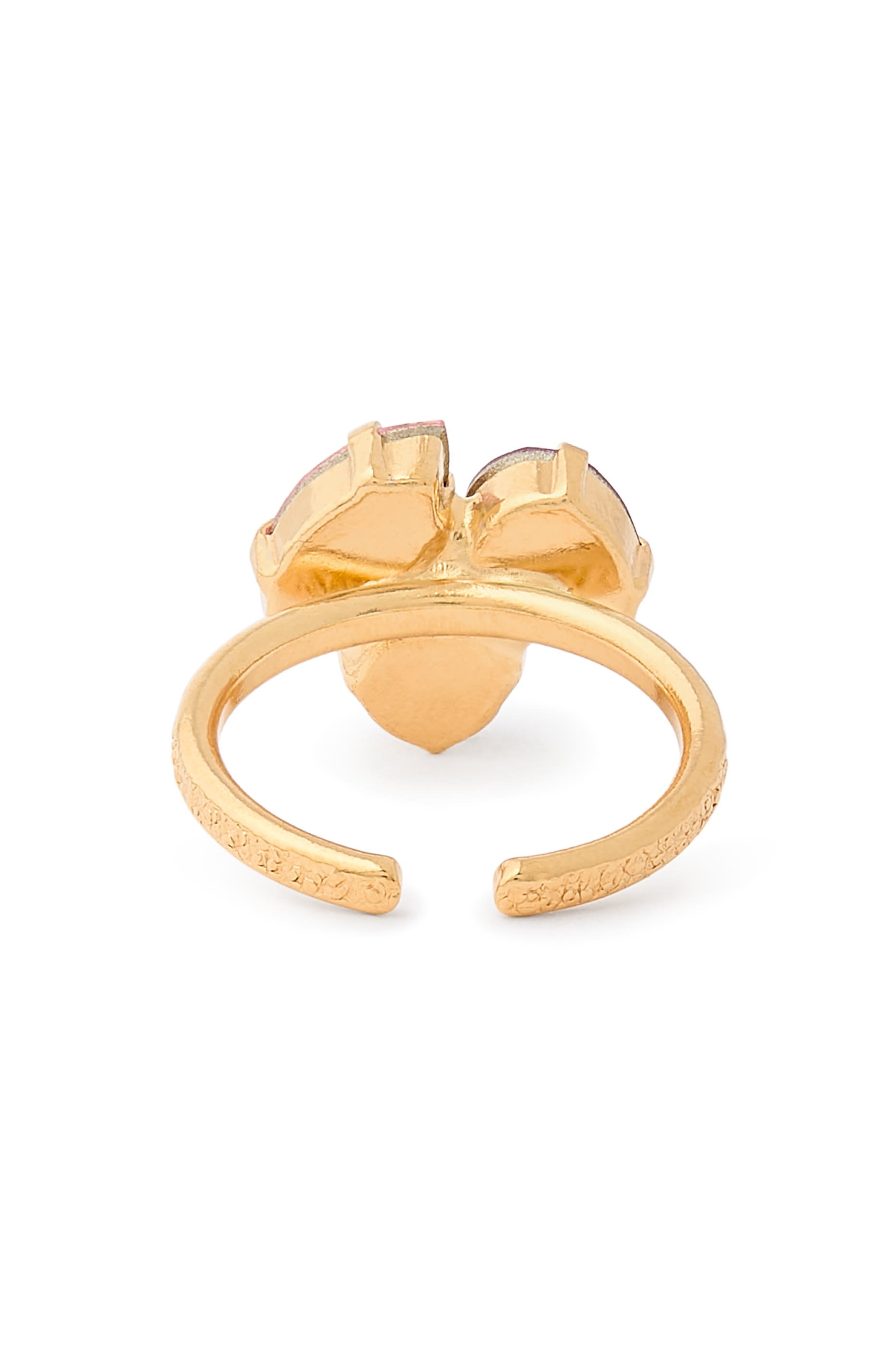 Ana Ring, 18K Gold-Plated Brass