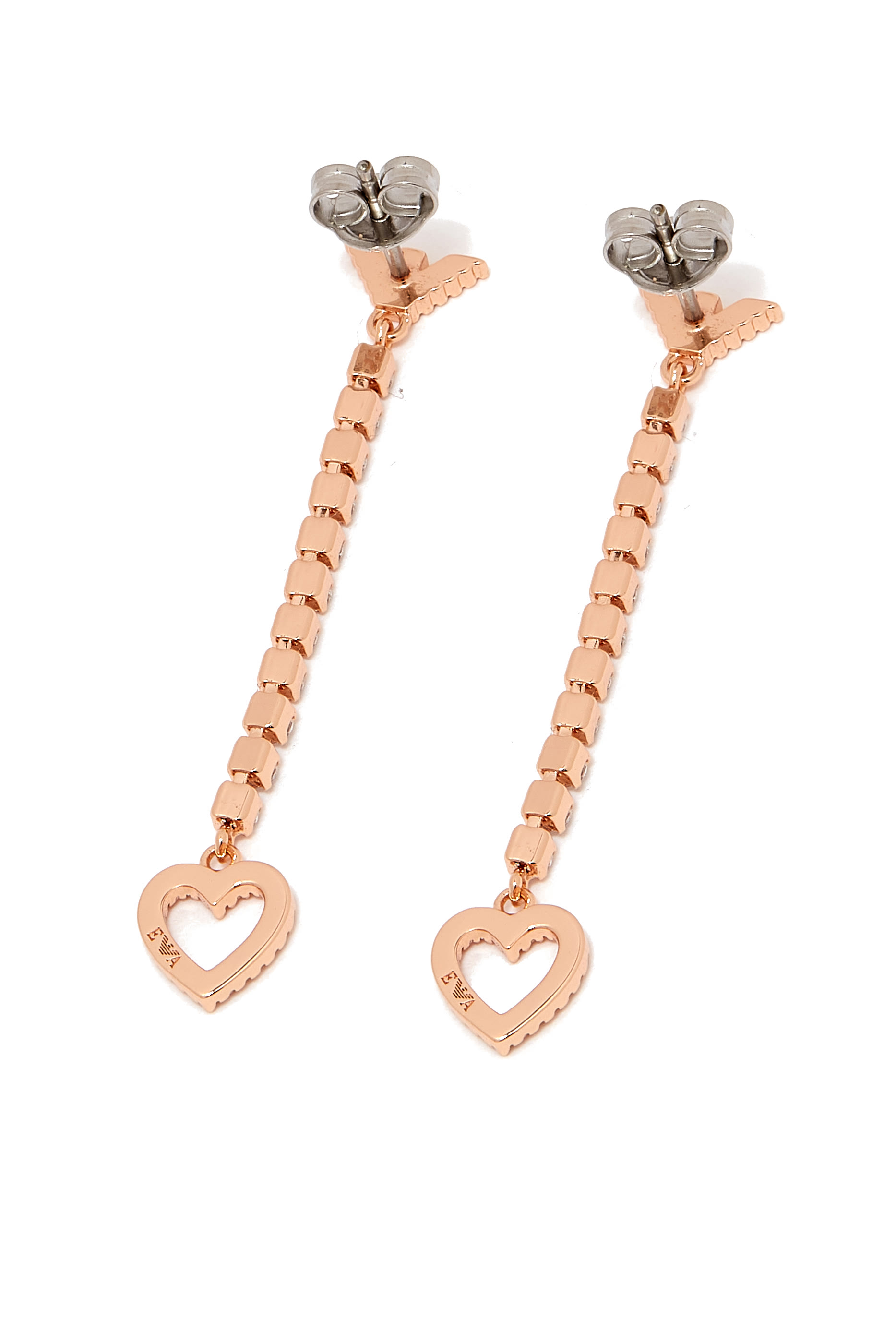 Heart Drop Earrings