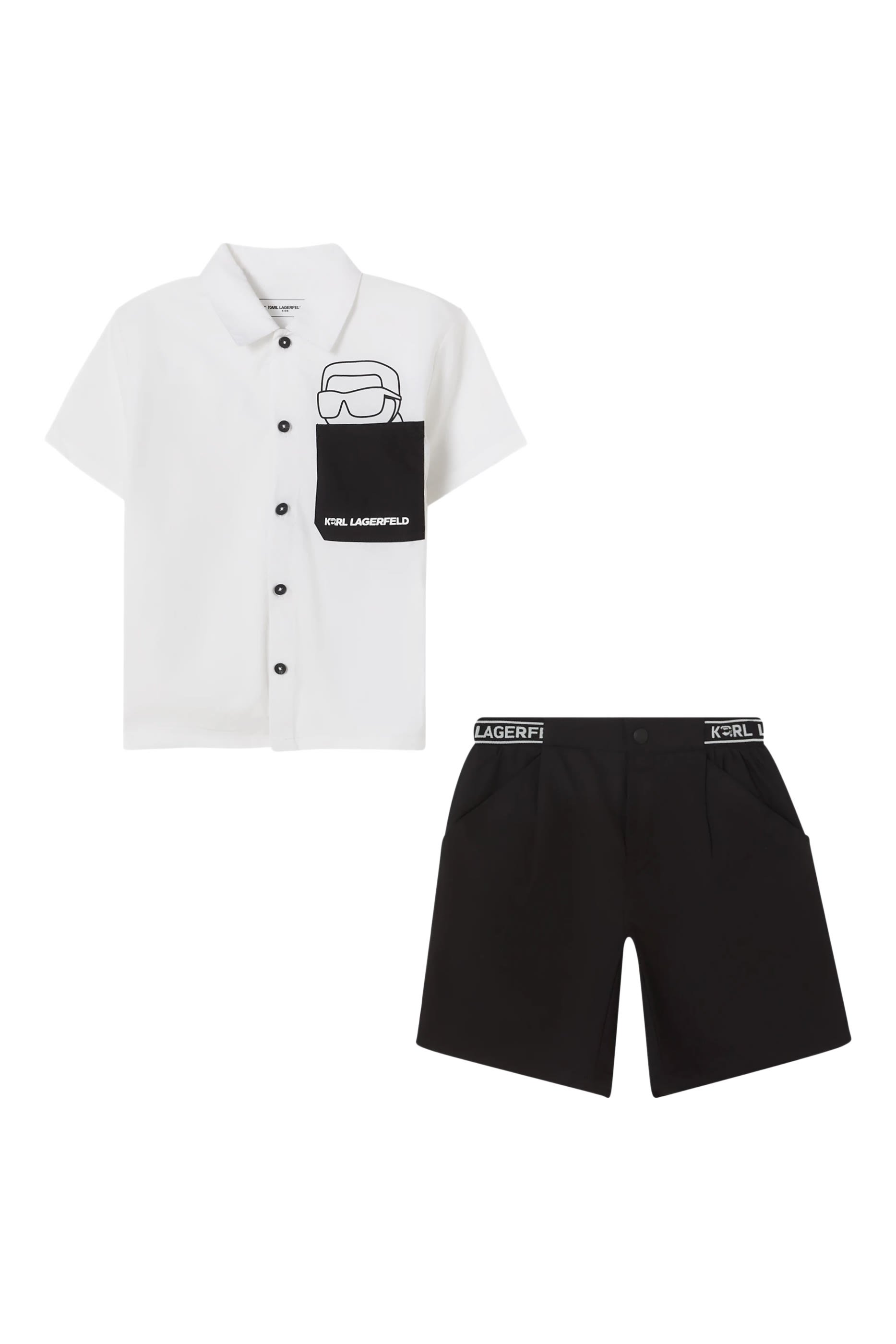 Kids Logo T-Shirt and Shorts Set
