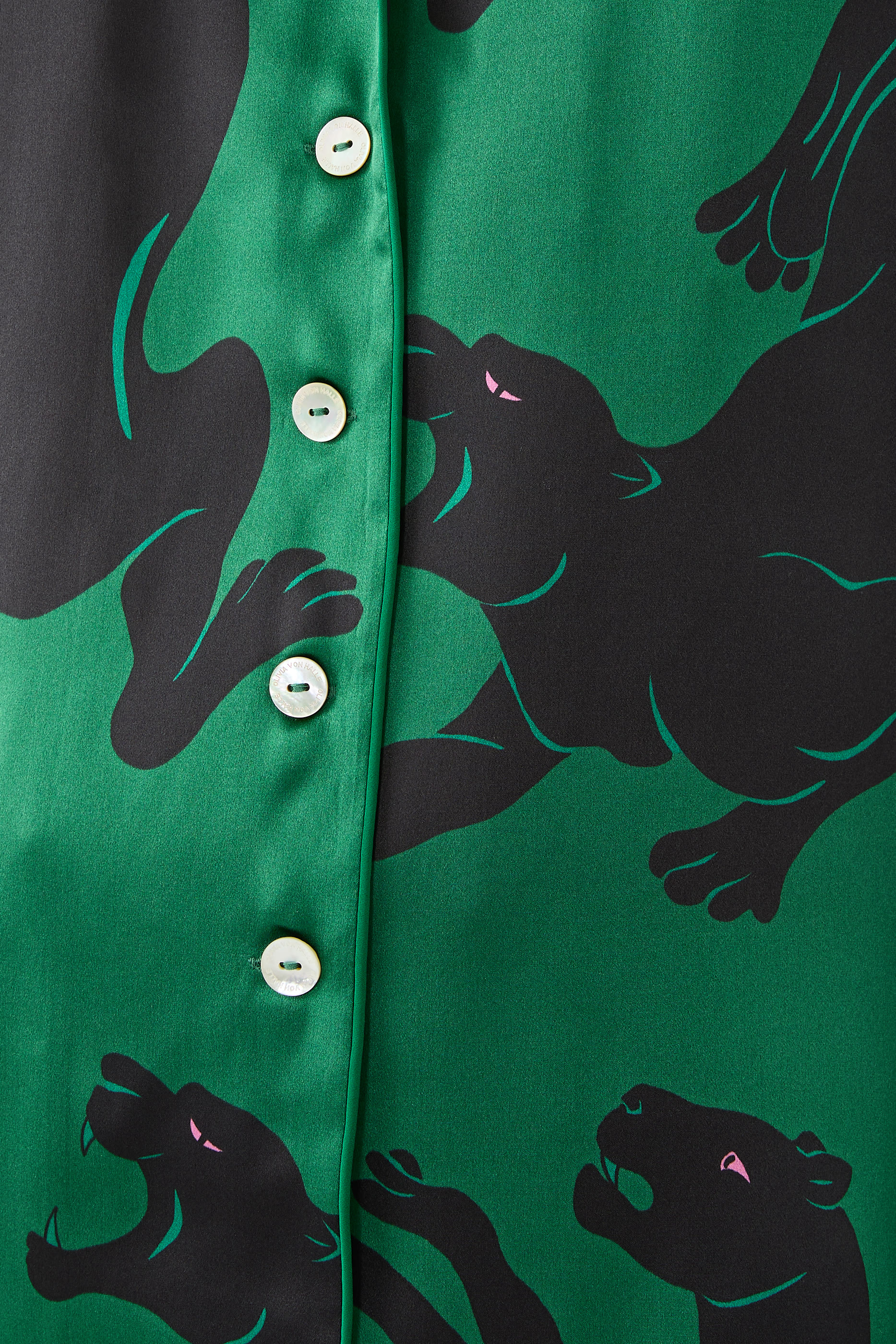 Lila Poiret Panther Pajama Set