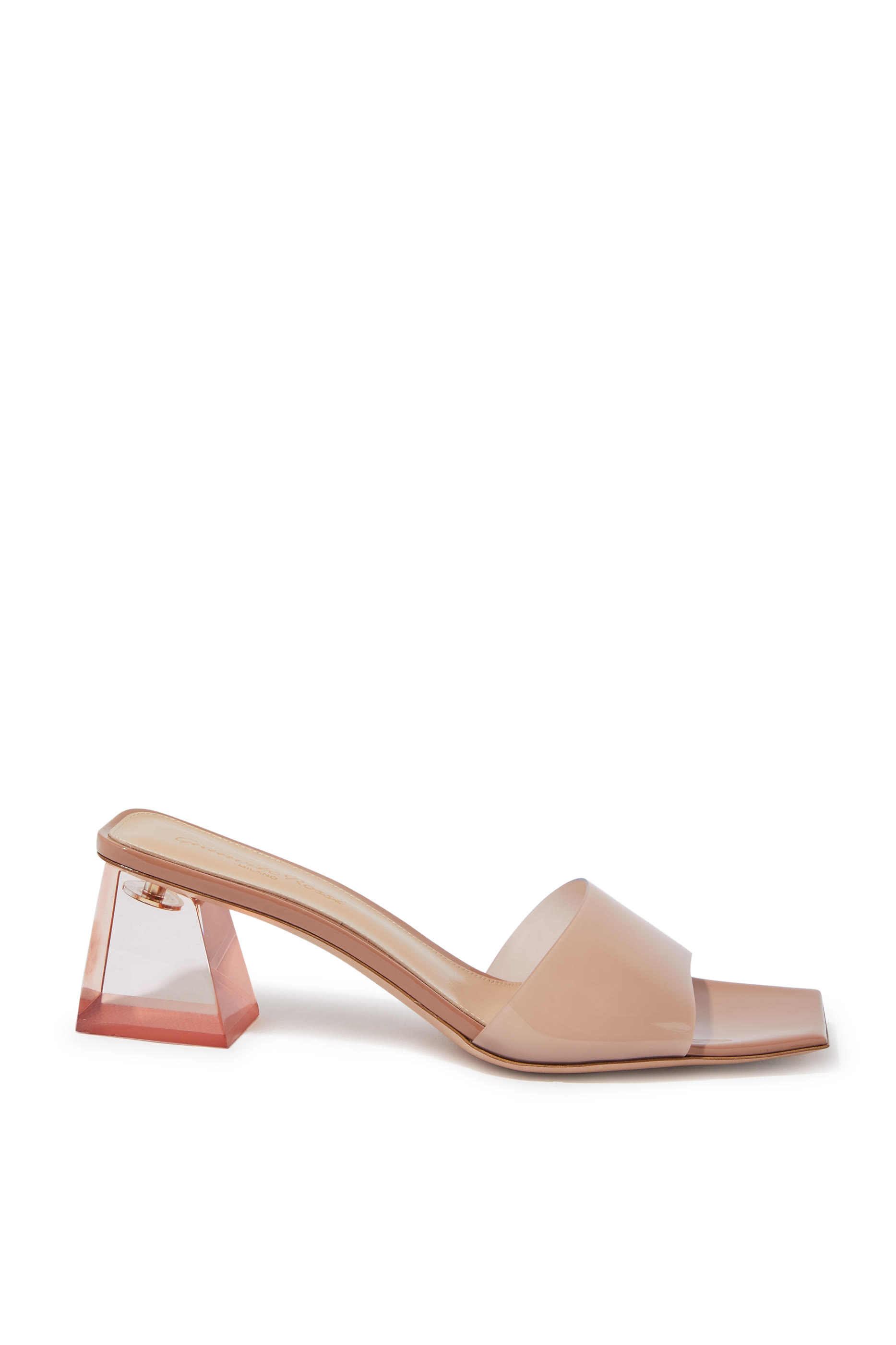 PVC 55 Block Heel Sandals