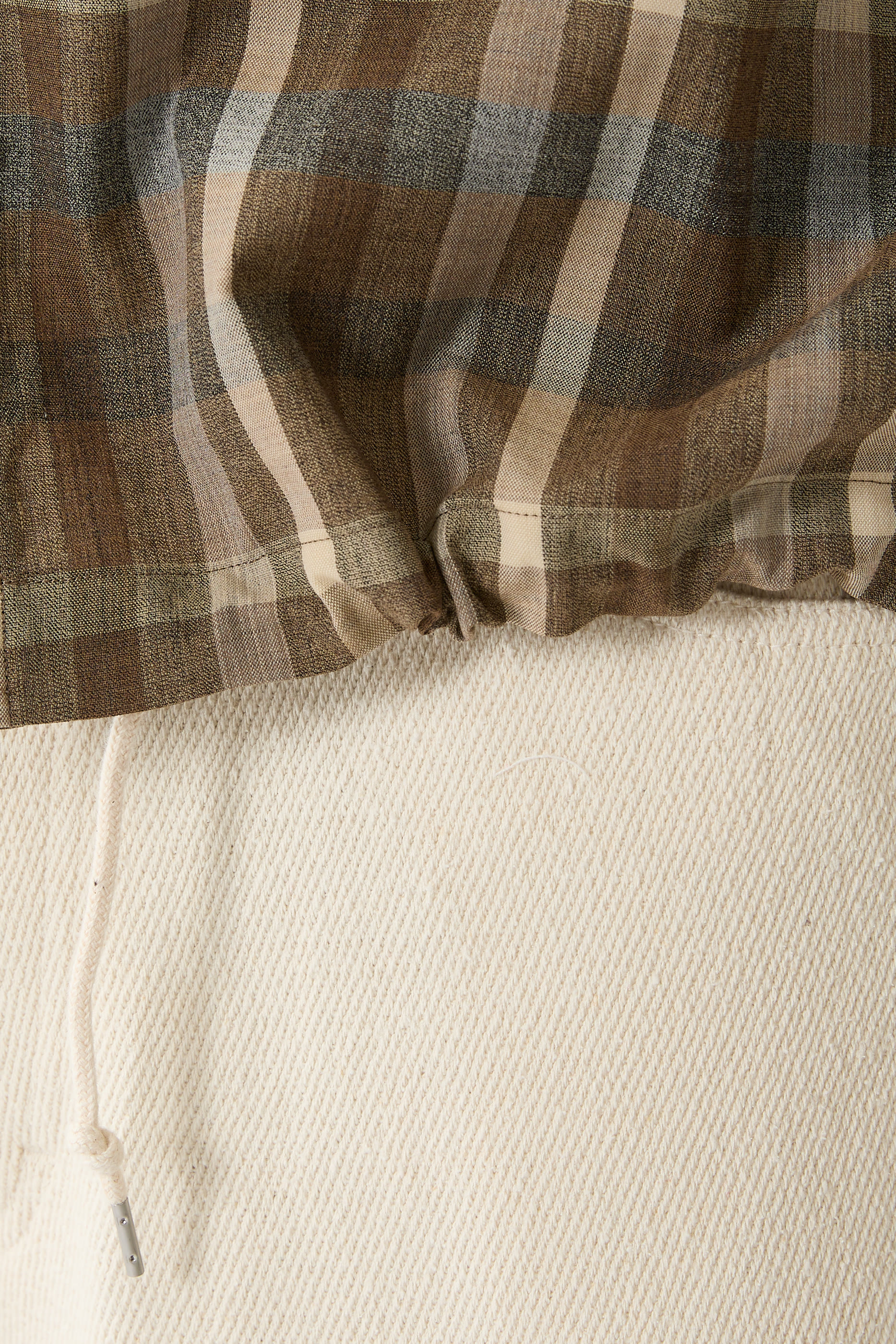 Super Fine Tropical Wool Check Shirt